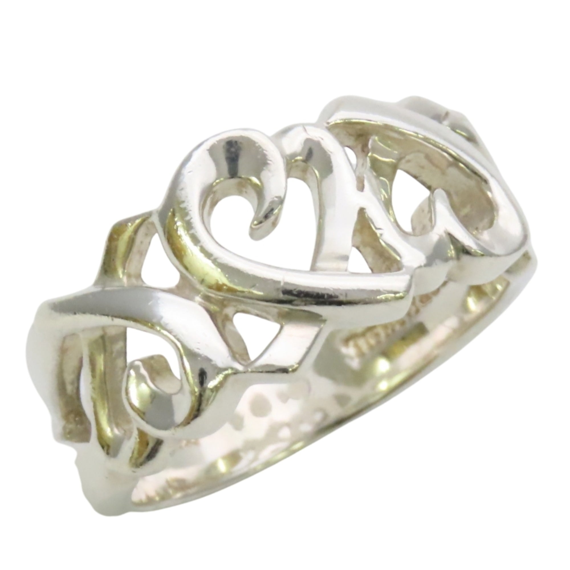 Tiffany Silver Silver 925 Band Ring (Pre-Owned)