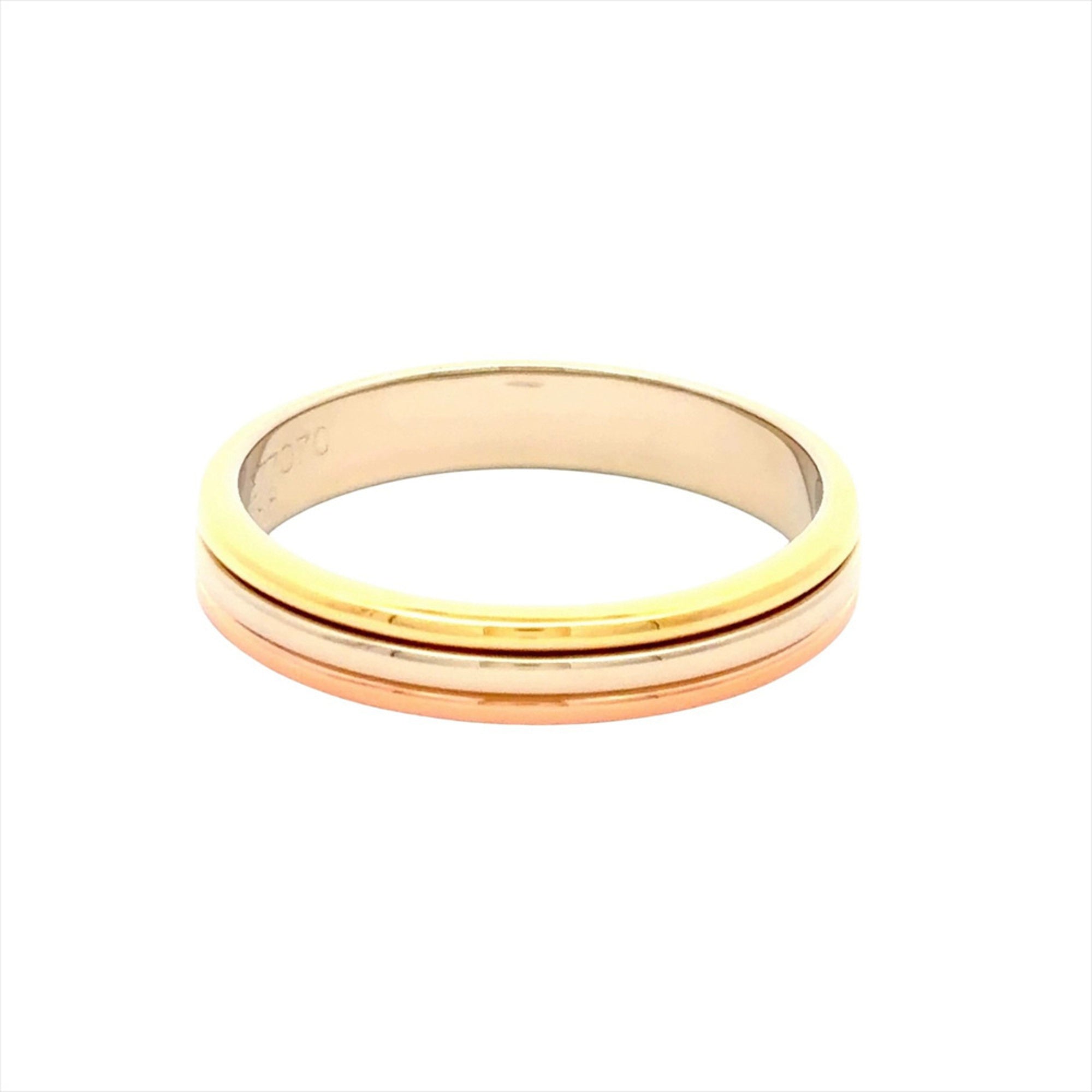 Cartier Louis Cartier Yellow Gold (18K) Pink Gold (18K) White Gold (18K) Band Ring (Pre-Owned)