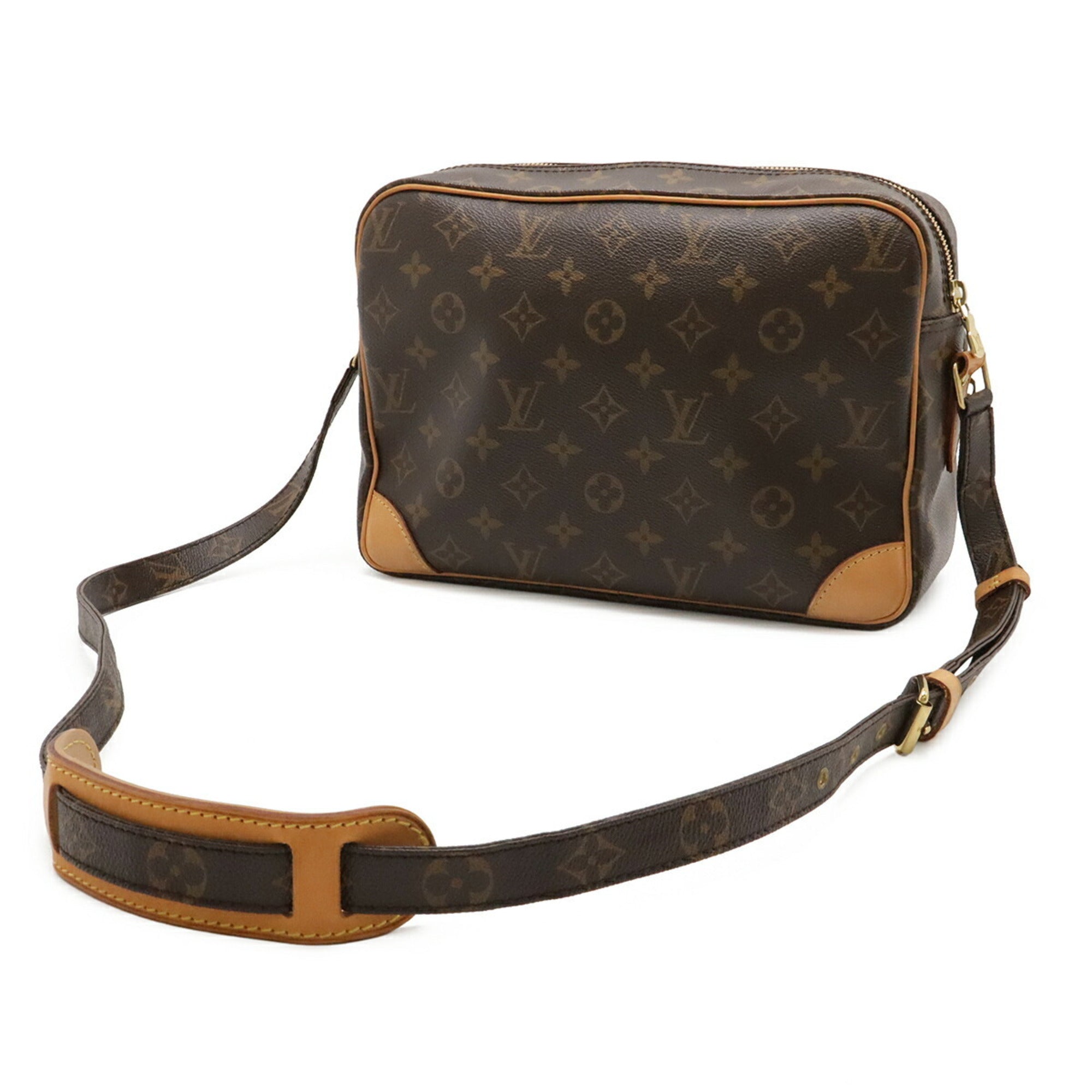 Louis Vuitton Brown Monogram Canvas Pvc Coated Canvas Handbag Messenger Bag Shoulder Bag (Pre-Owned)