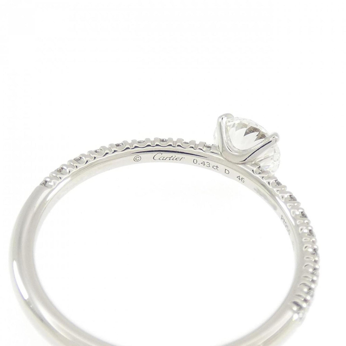 Cartier Platinum 950 Band Ring (Pre-Owned)