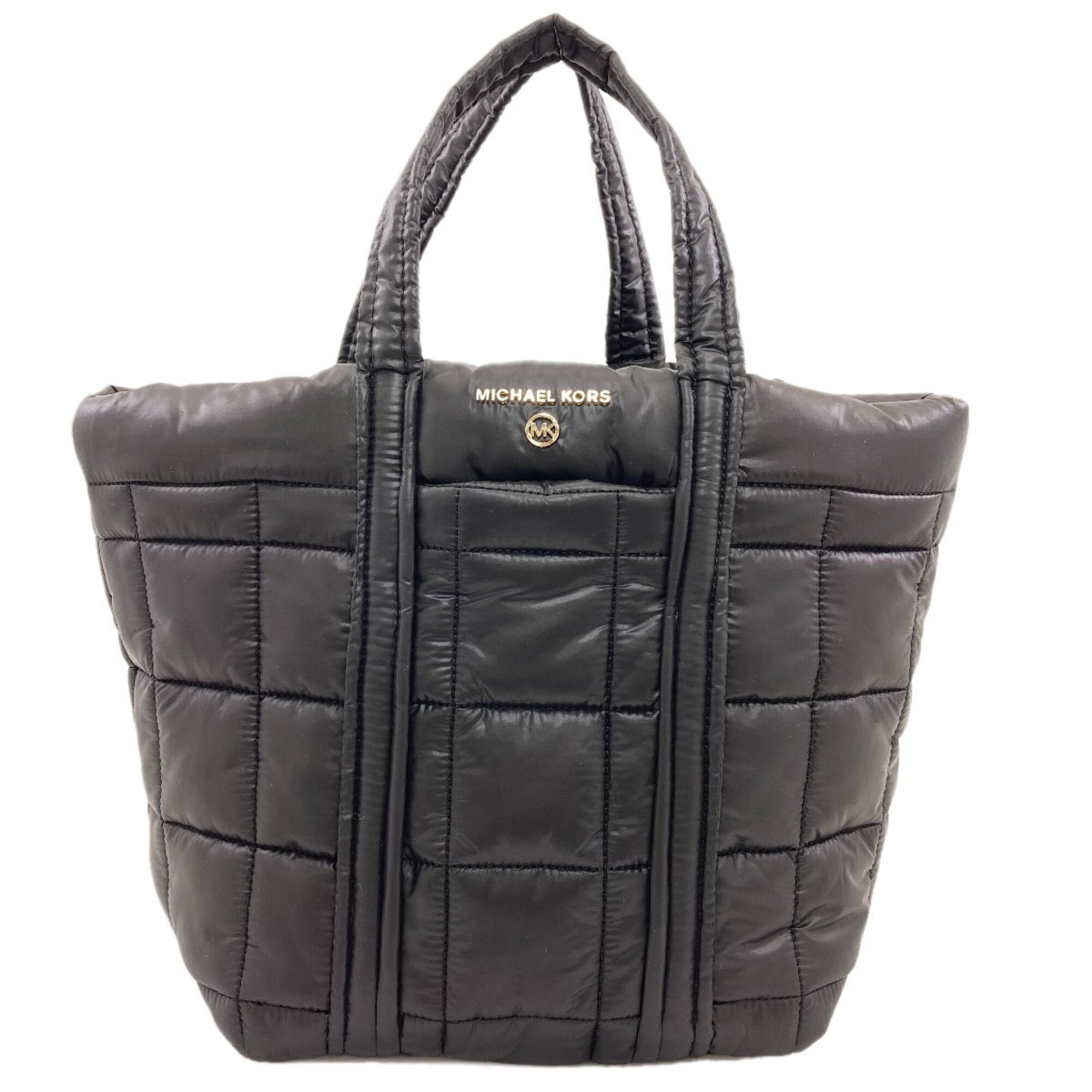 Michael Kors Black Nylon Handbag Tote Bag (Pre-Owned)