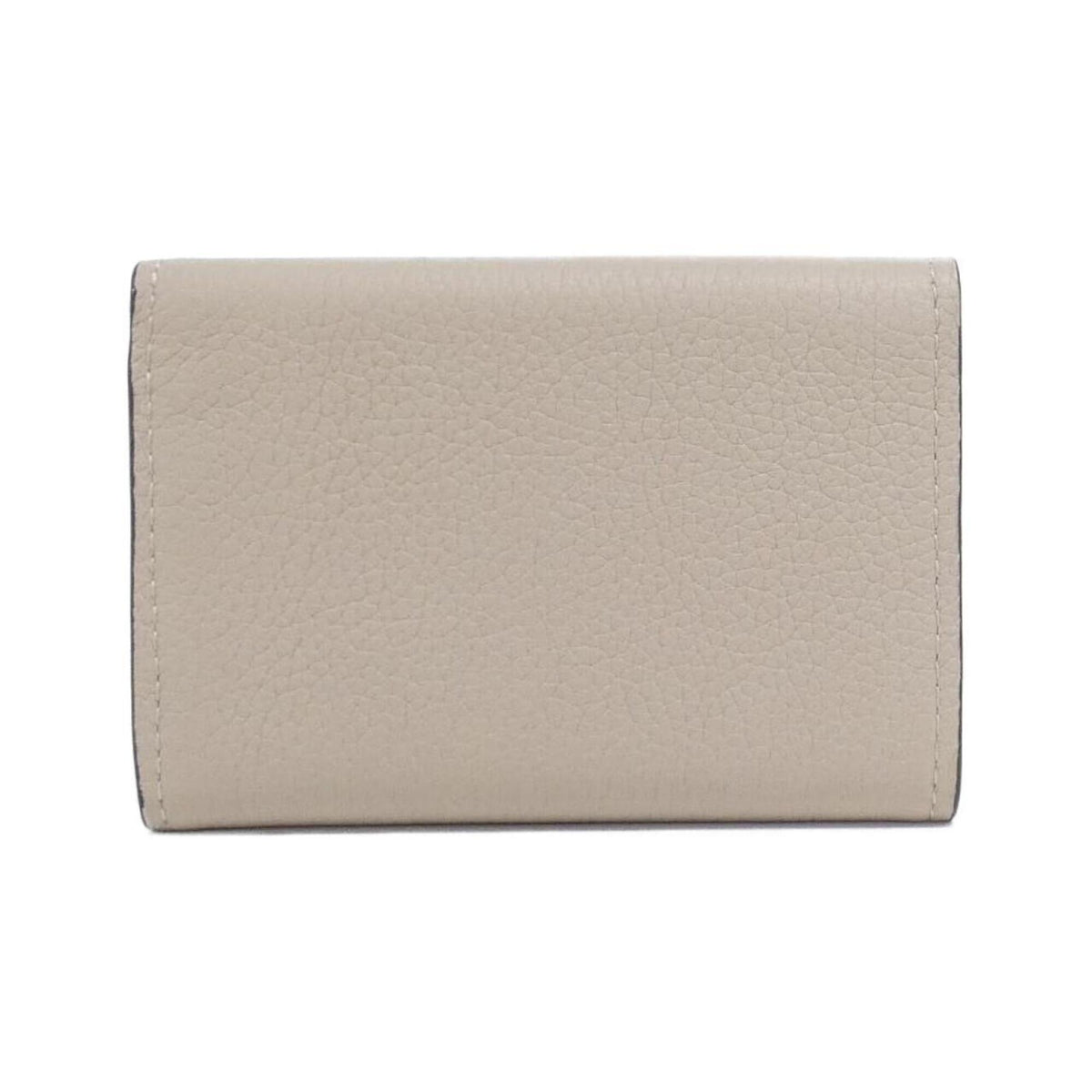 Louis Vuitton Grayish Leather Wallet (Tri-Fold) (Pre-Owned)