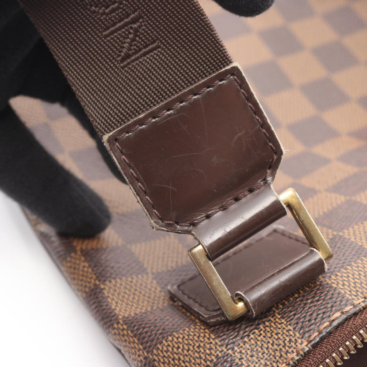 Louis Vuitton Brown Damier Canvas Damier Canvas Handbag Pochette Shoulder Bag (Pre-Owned)