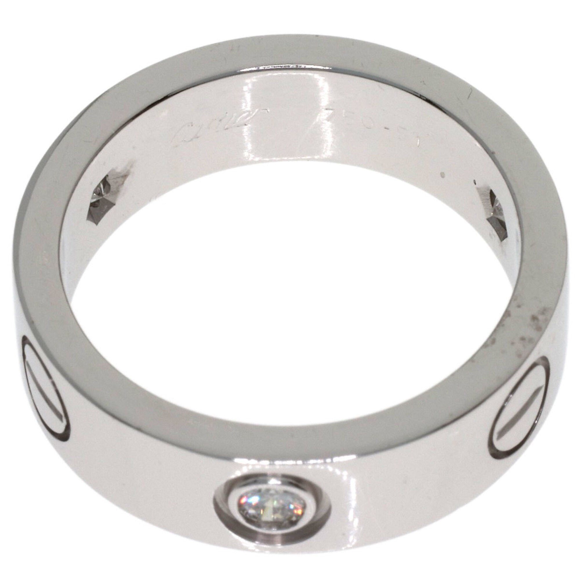 Cartier Love White Gold (18K) Band Ring (Pre-Owned)