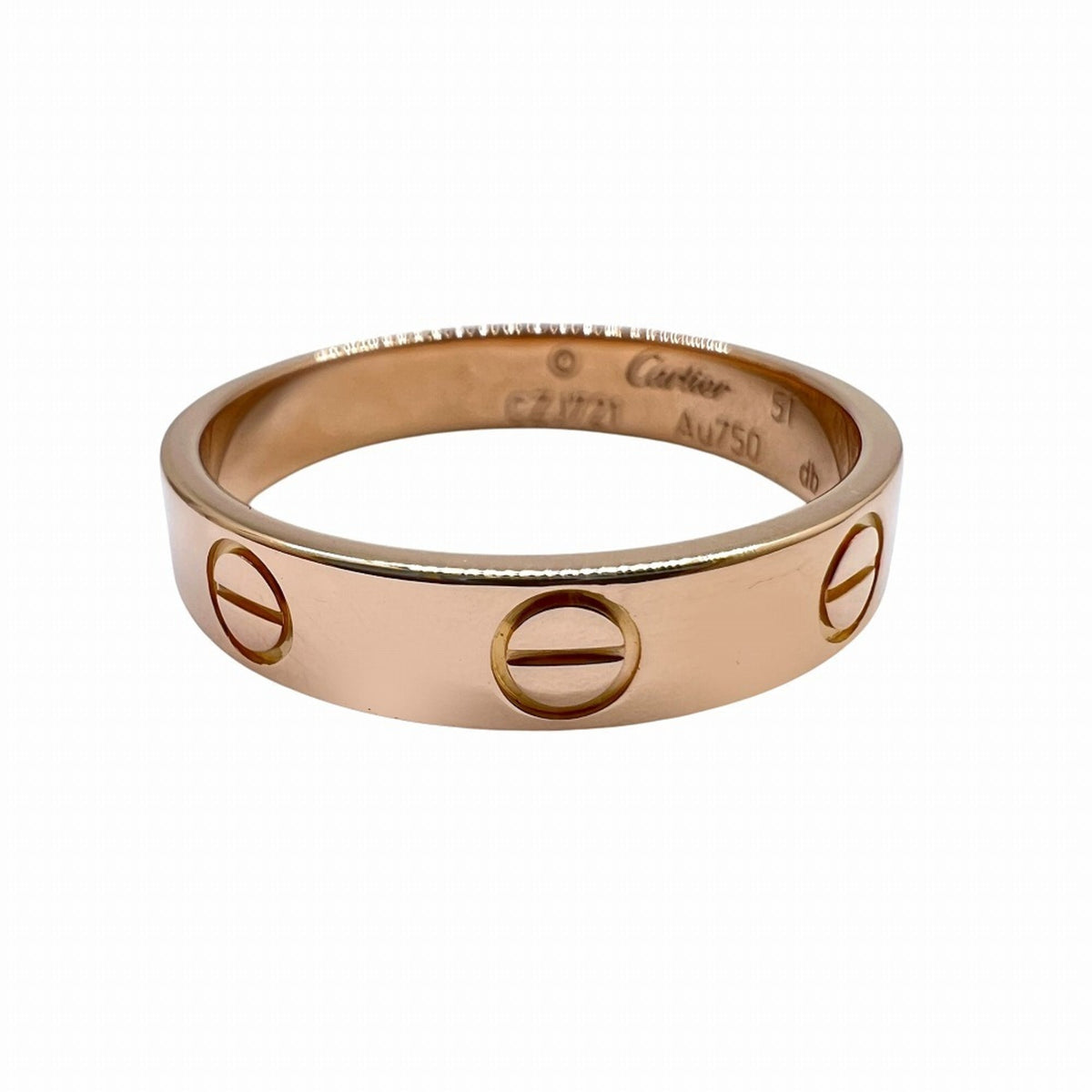 Cartier Pink Gold Pink Gold (18K) Band Ring (Pre-Owned)