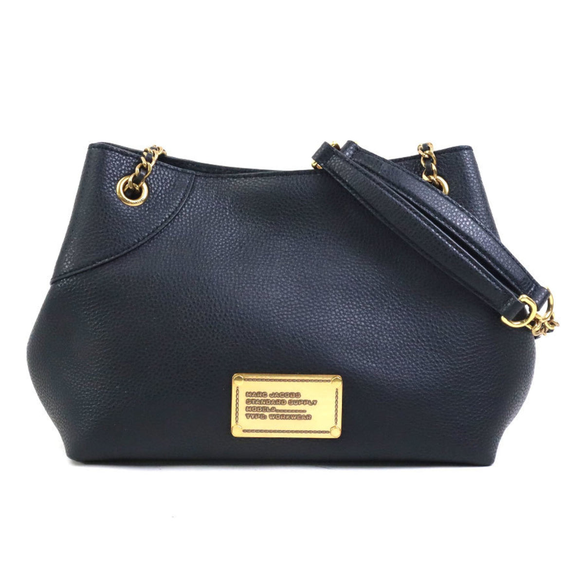 Marc Jacobs Black Leather Shoulder Bag (Pre-Owned)