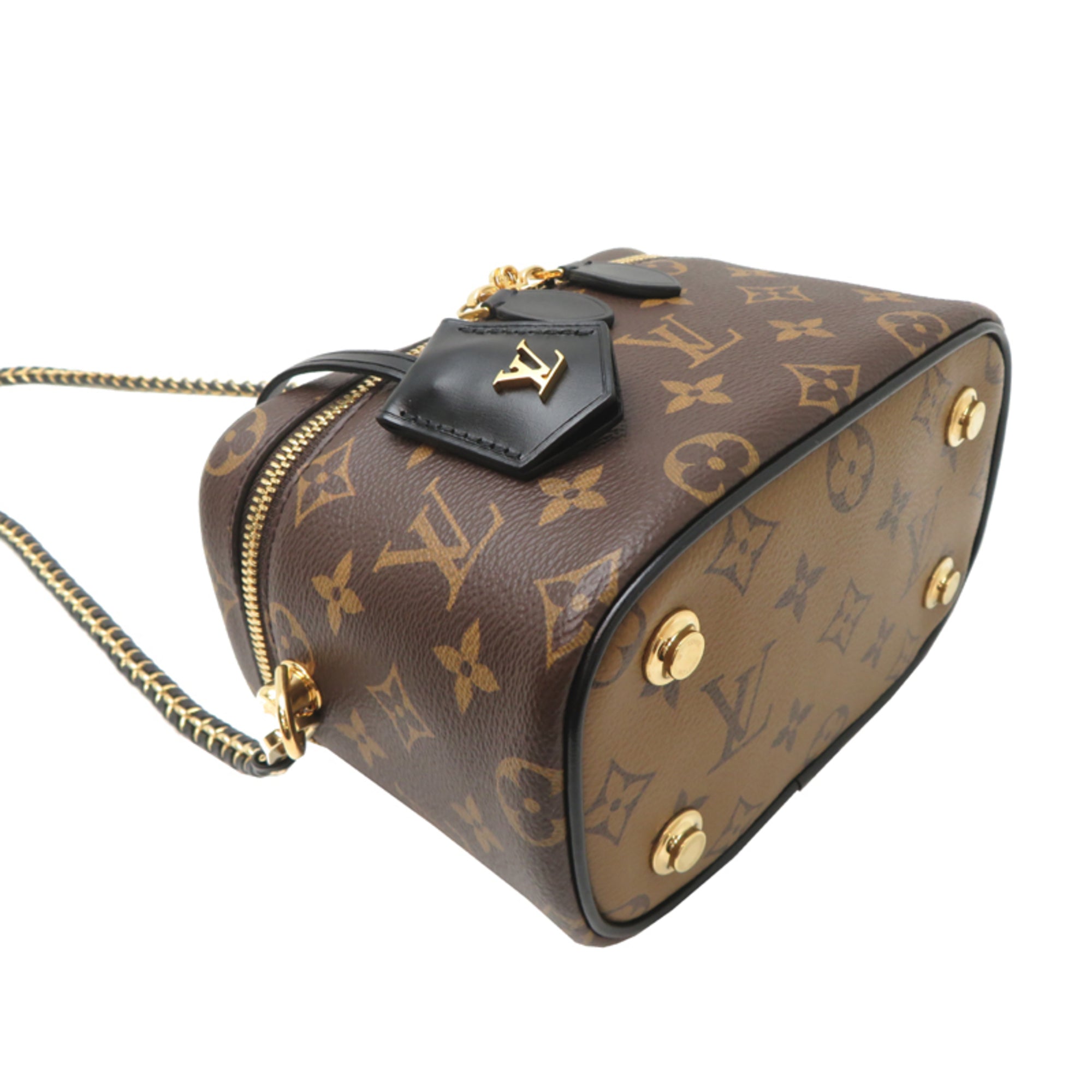Louis Vuitton Brown Monogram Reverse Handbag (Pre-Owned)