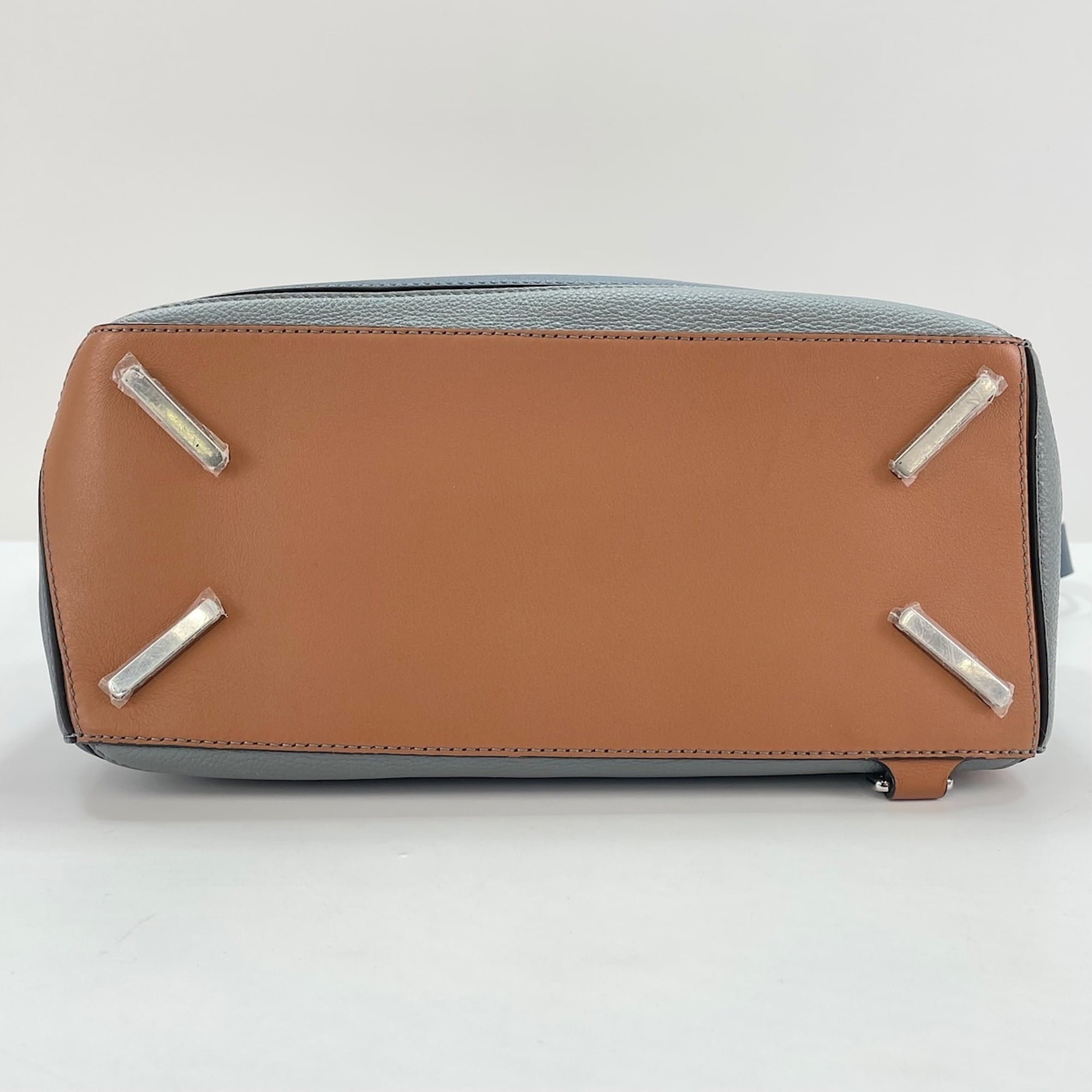 Loewe Puzzle Blue Leather Handbag (Pre-Owned)