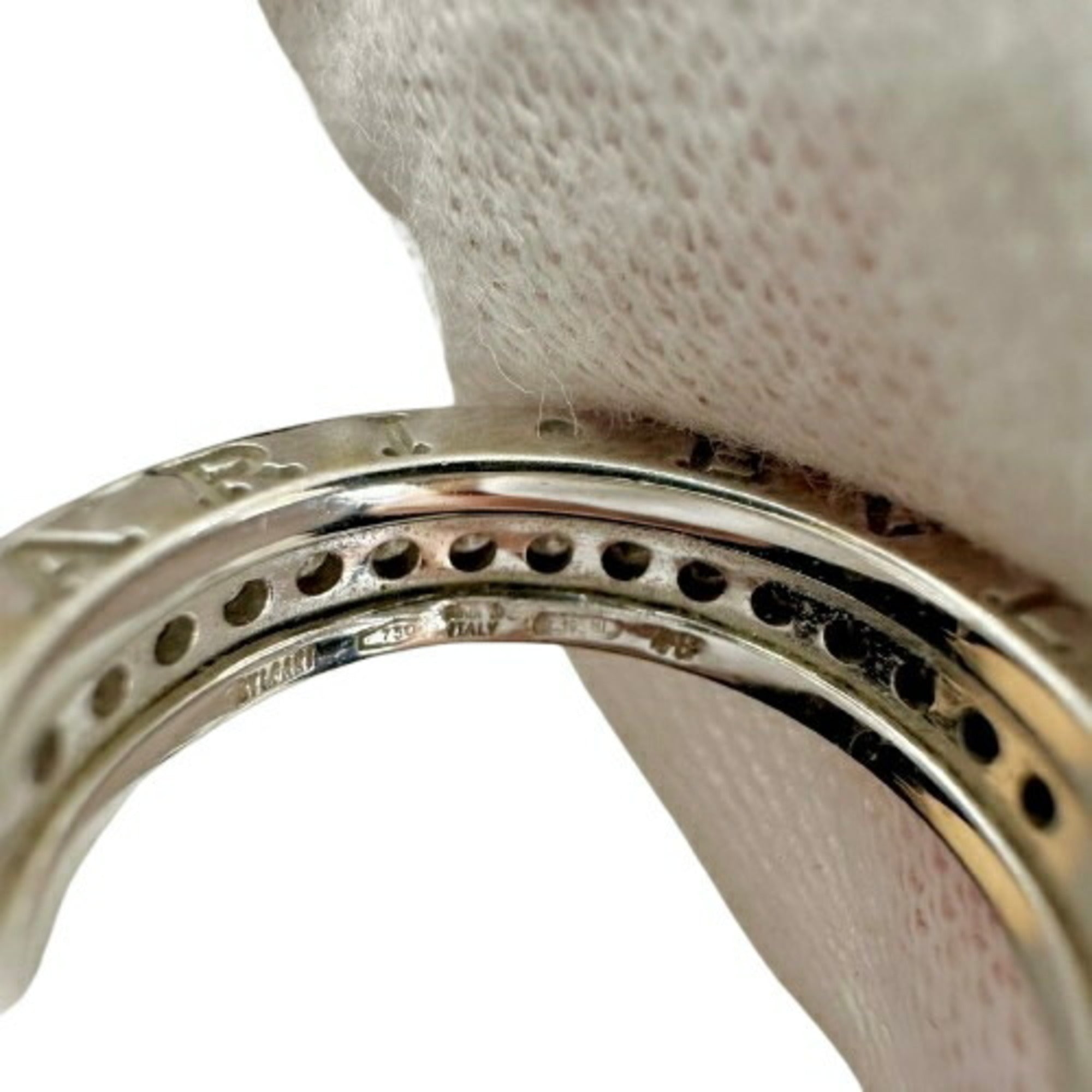 Bvlgari B.Zero1 White Gold (18K) Band Ring (Pre-Owned)