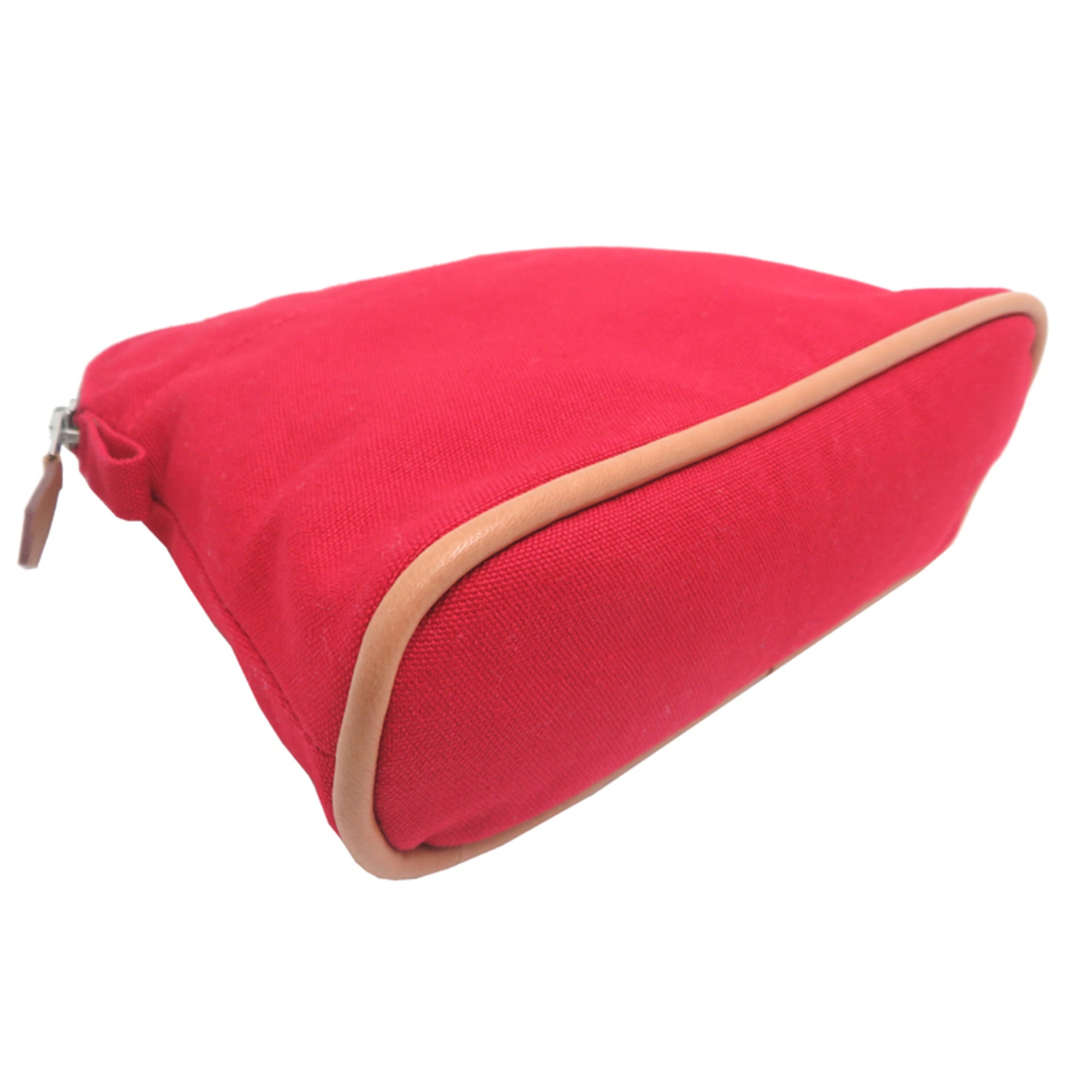 Hermes Red Color Cotton Pouch (Pre-Owned)