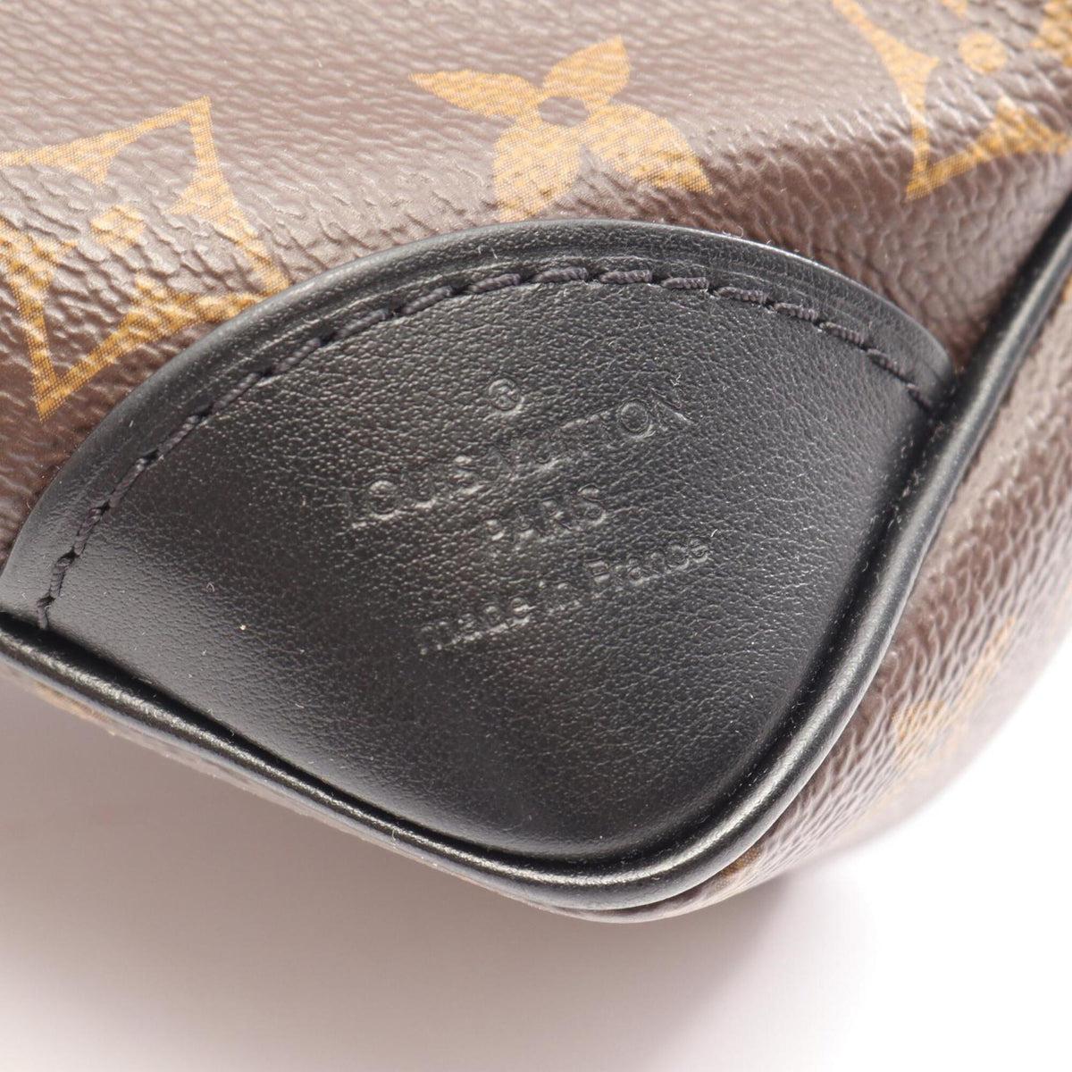 Louis Vuitton Black Brown Monogram Noir Monogram Leather Handbag Shoulder Bag (Pre-Owned)