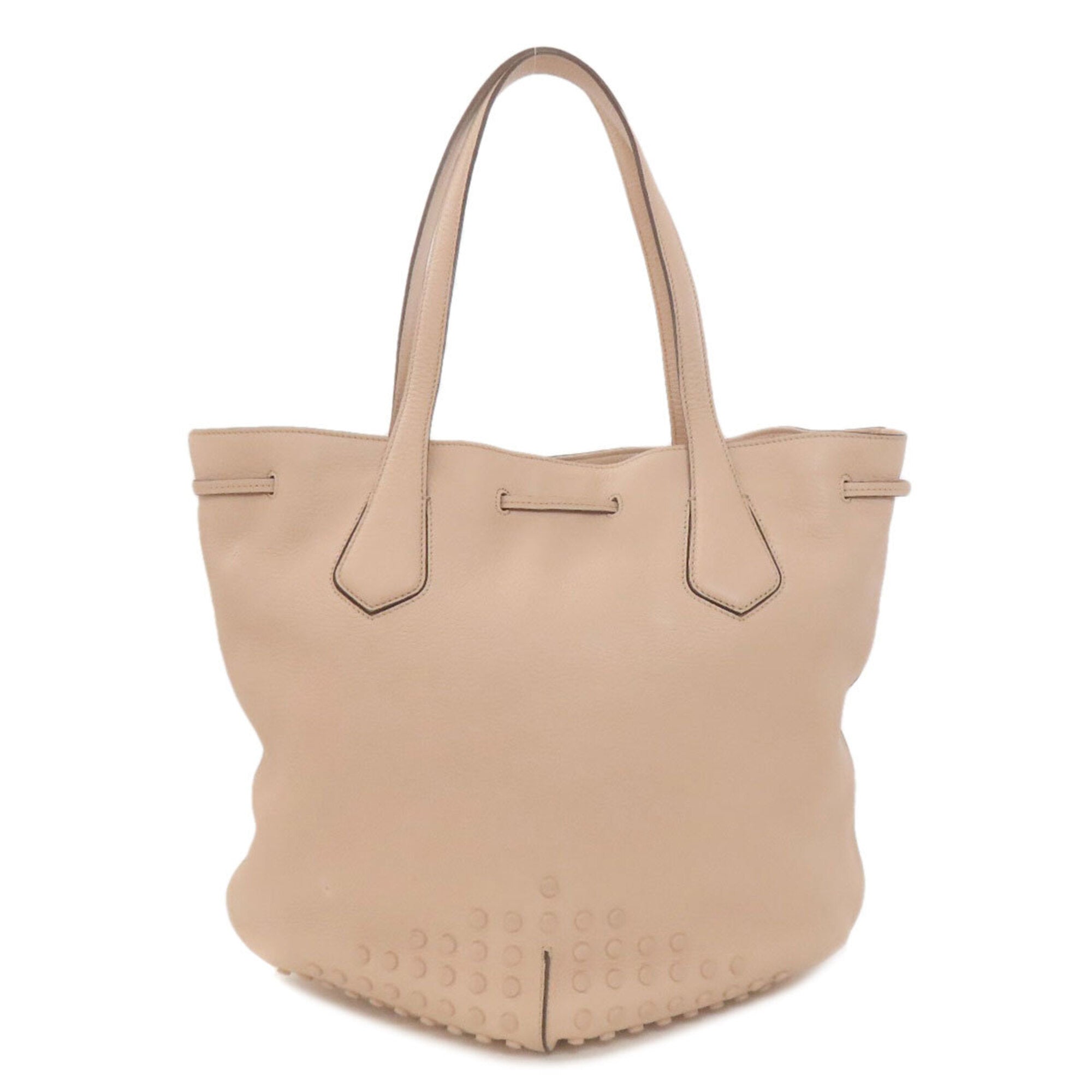 Tod's Pink Leather Tote Bag (Pre-Owned)
