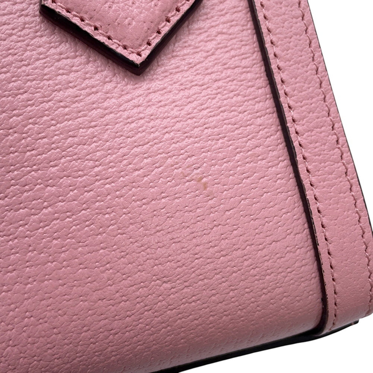 Gucci Pink Leather Handbag Tote Bag (Pre-Owned)