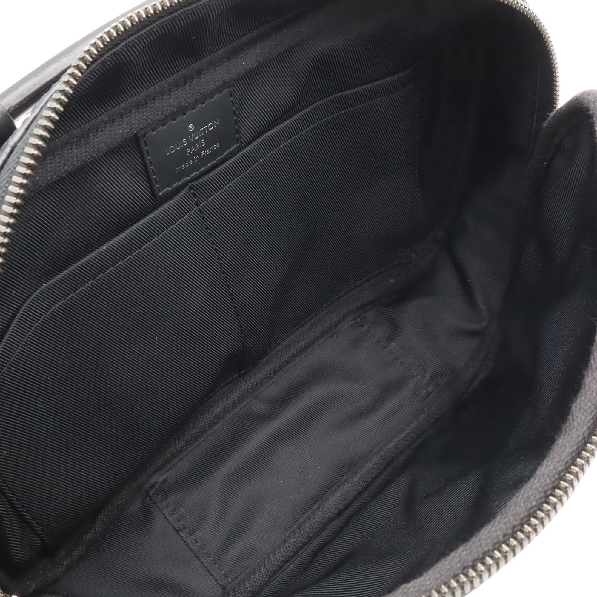 Louis Vuitton Black Gray Monogram Eclipse Monogram Eclipse Clutch Bag Pouch Sling Bag (Pre-Owned)