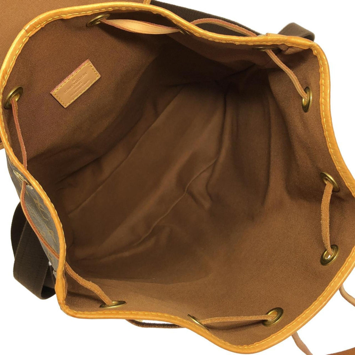 Louis Vuitton Marron Monogram Coated Canvas Backpack (Pre-Owned)