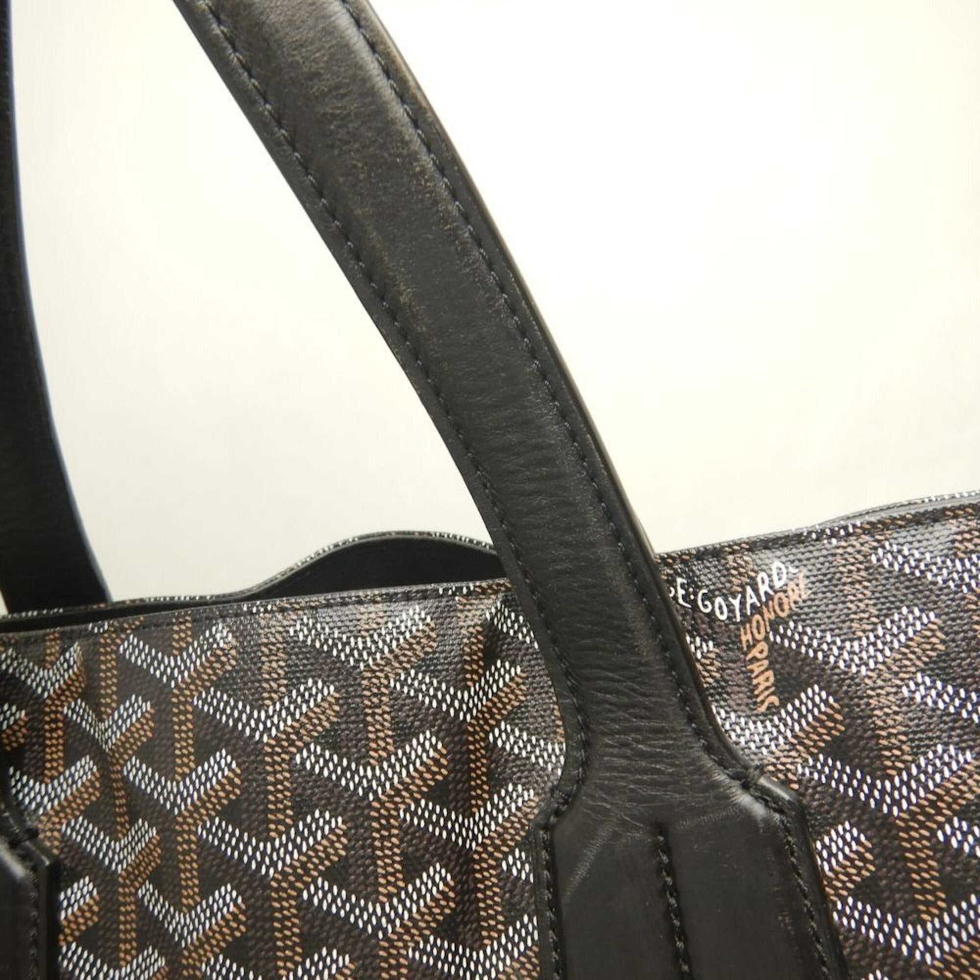 Goyard Black Coated Canvas Tote Bag (Pre-Owned)