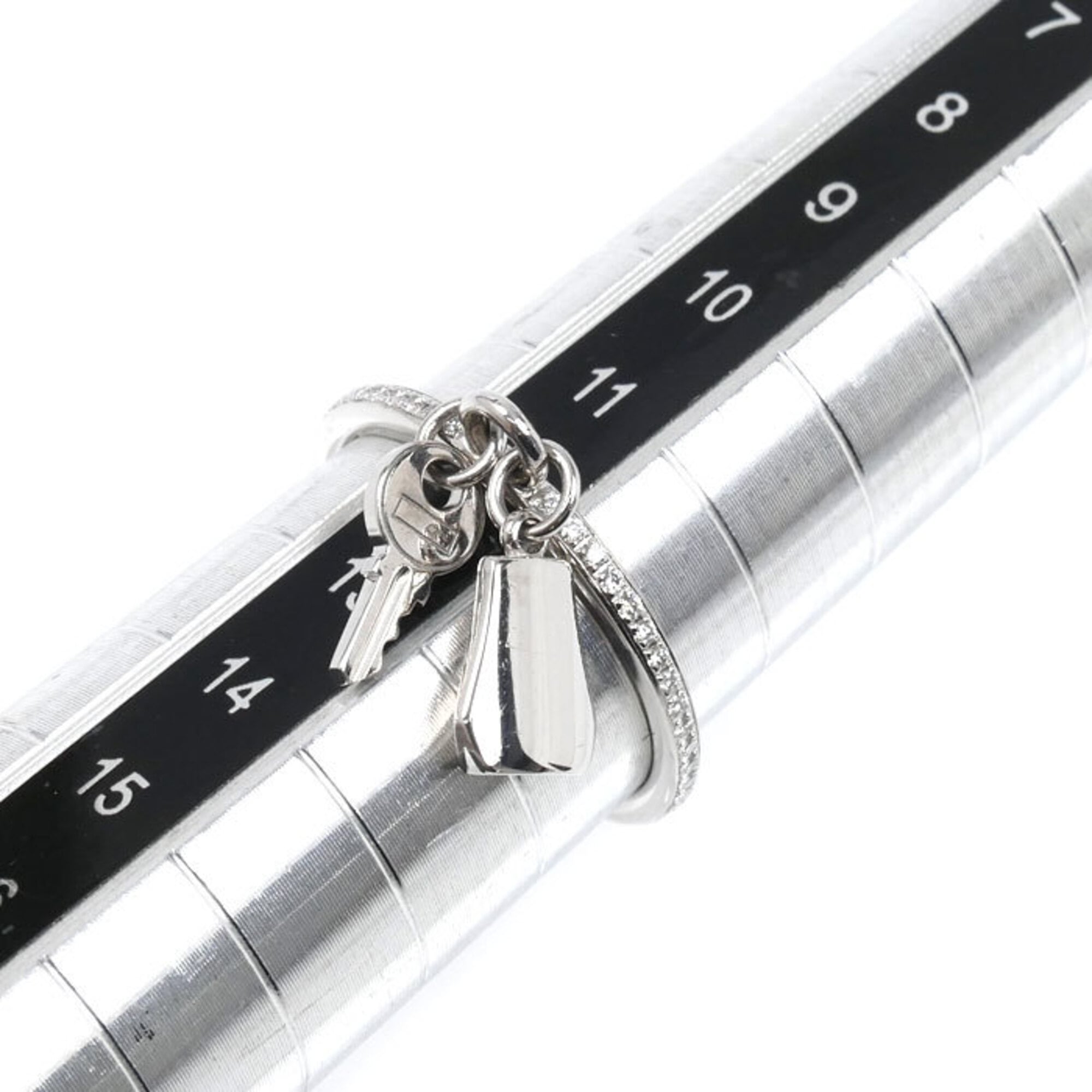 Hermes White Gold (18K) Band Ring (Pre-Owned)