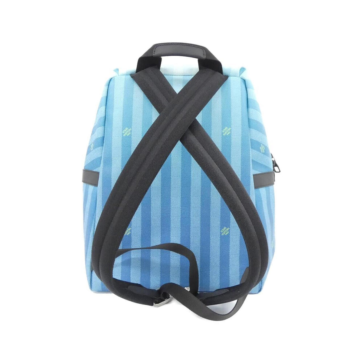 Louis Vuitton Blue Vert Coated Canvas Backpack (Pre-Owned)