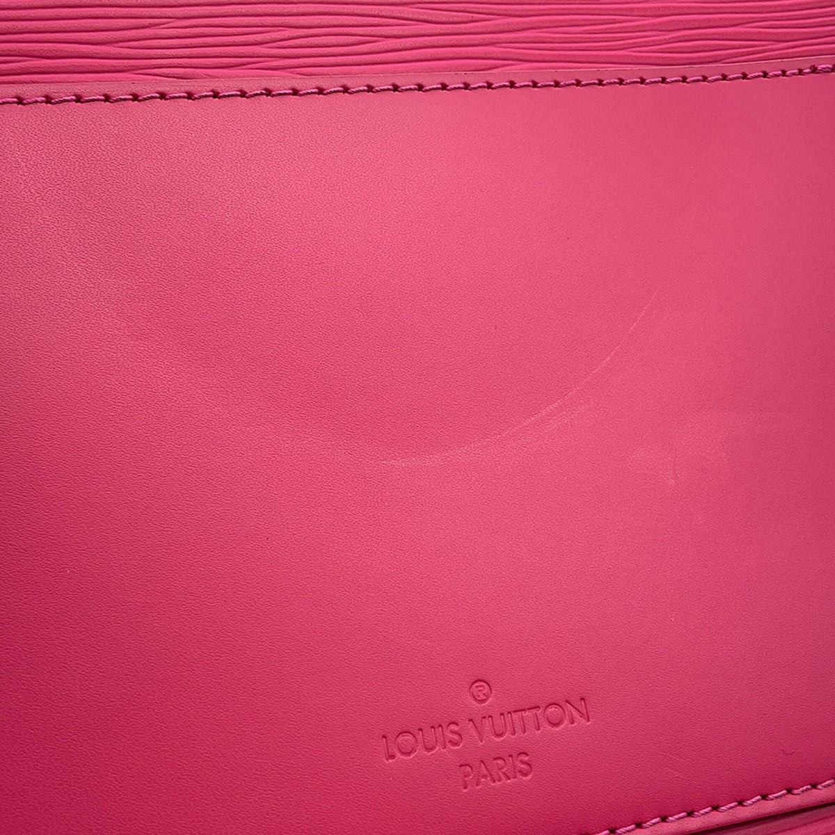 Louis Vuitton Epi Black Hot Pink Epi Leather Handbag Shoulder Bag (Pre-Owned)