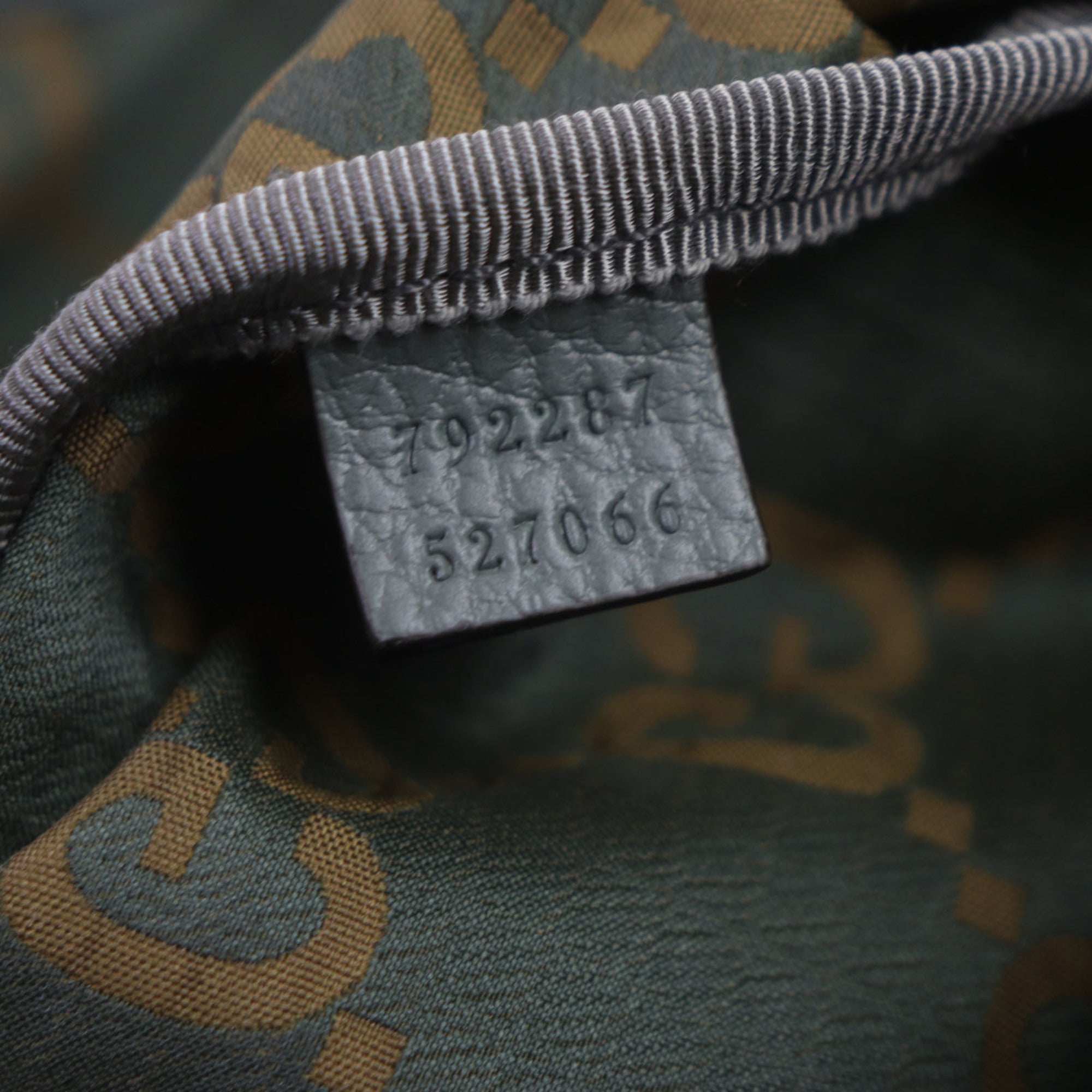 Gucci Khaki Nylon Leather Fanny Pack (Pre-Owned)