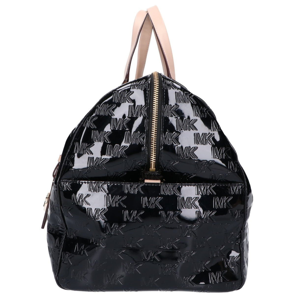 Michael Kors Black Patent Leather Boston Bag (Pre-Owned)