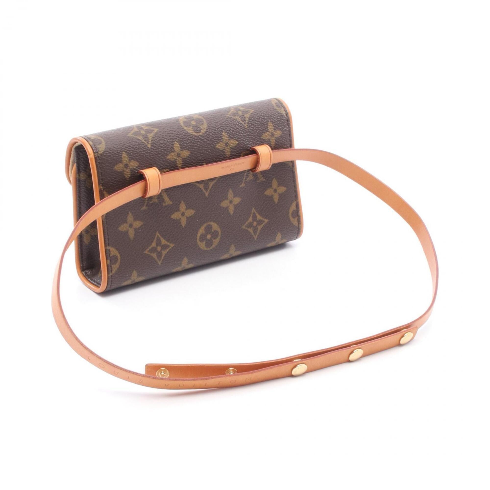 Louis Vuitton Brown Coated Canvas Pvc Monogram Leather Fanny Pack Handbag Sling Bag (Pre-Owned)