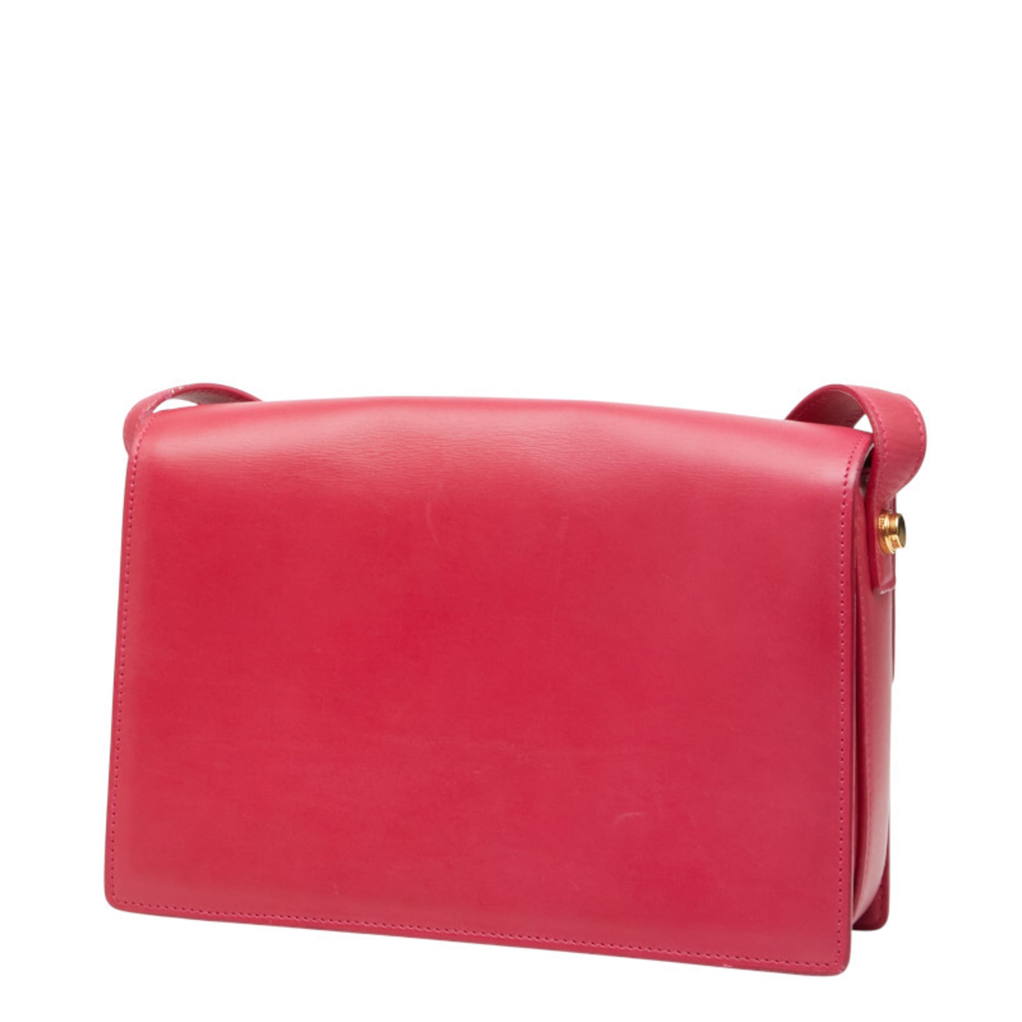 Saint Laurent Pink Leather Shoulder Bag (Pre-Owned)