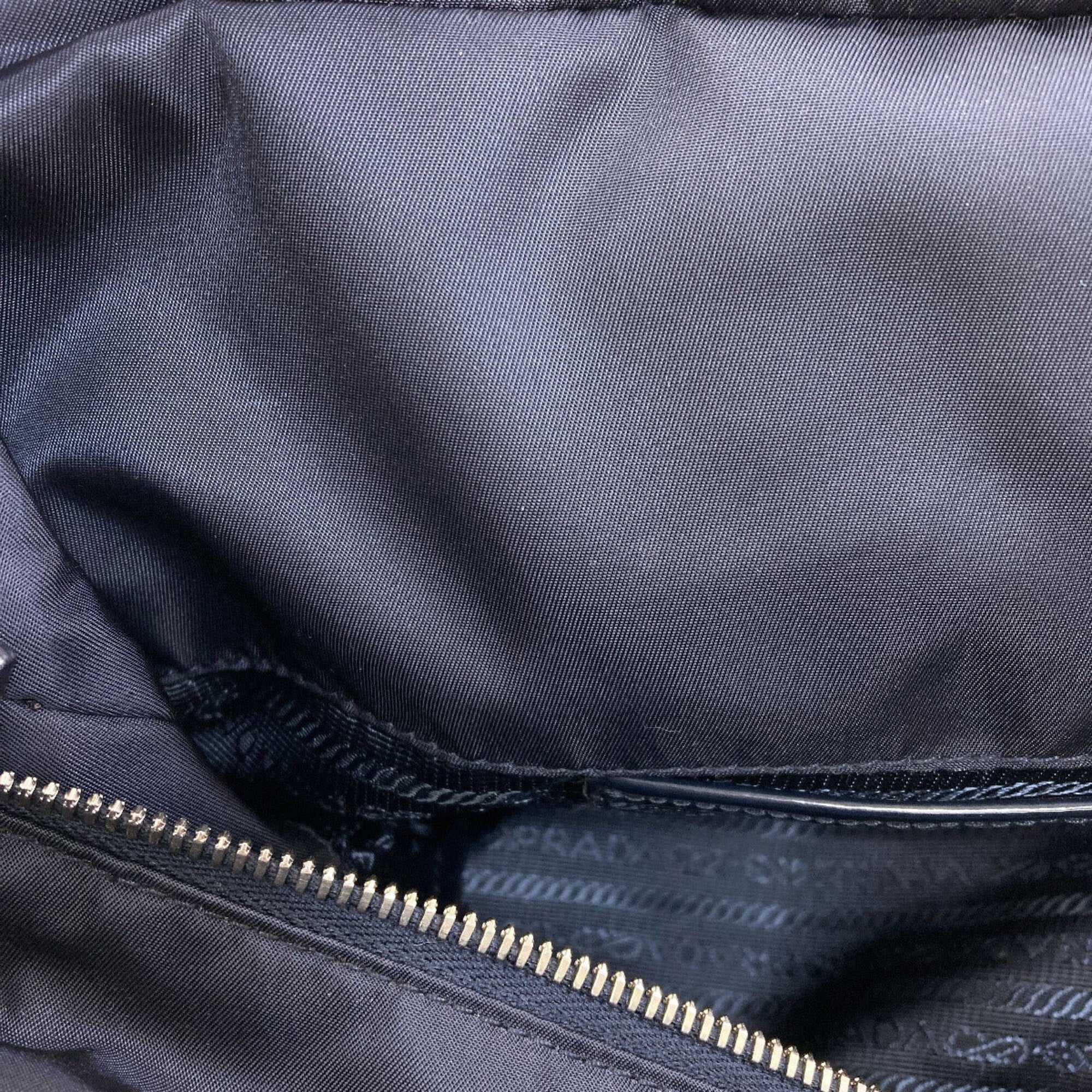 Prada Navy Nylon Handbag (Pre-Owned)