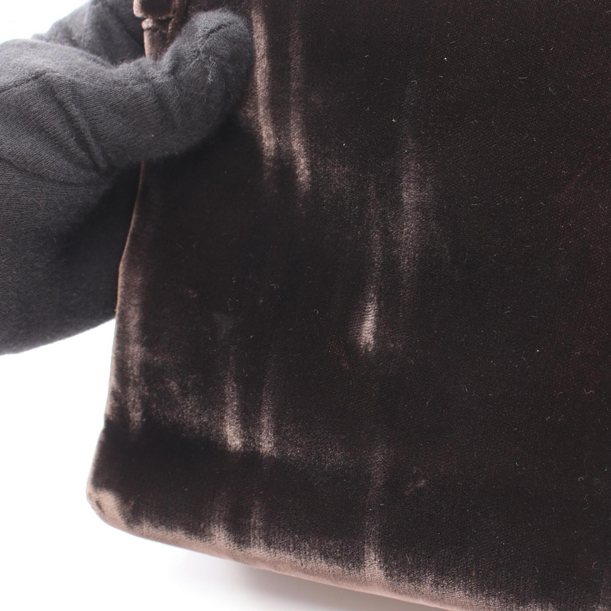 Prada Brown Fabric Handbag (Pre-Owned)