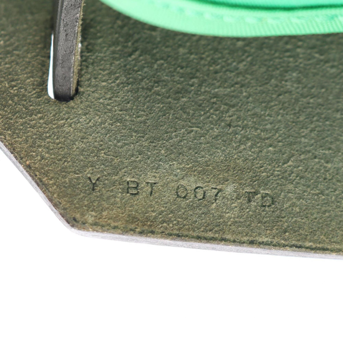 Hermes Gray Green Canvas Toile Officier Vache Leather Handbag Pouch (Pre-Owned)