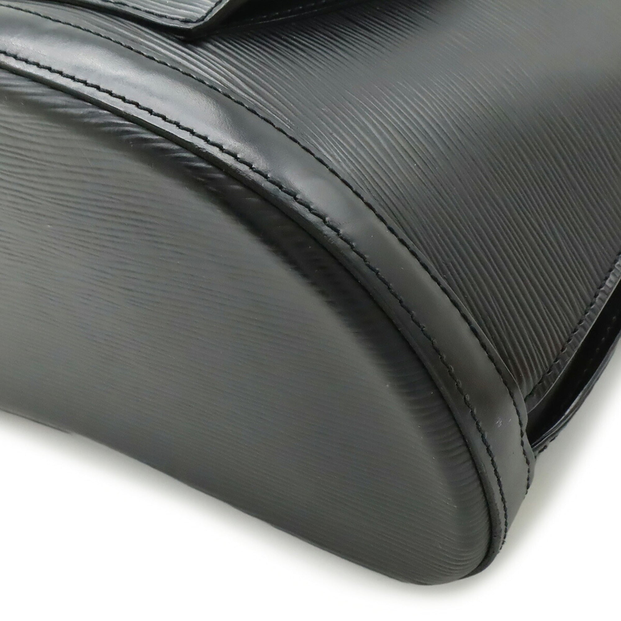 Louis Vuitton Noir Epi Leather Backpack Shoulder Bag (Pre-Owned)