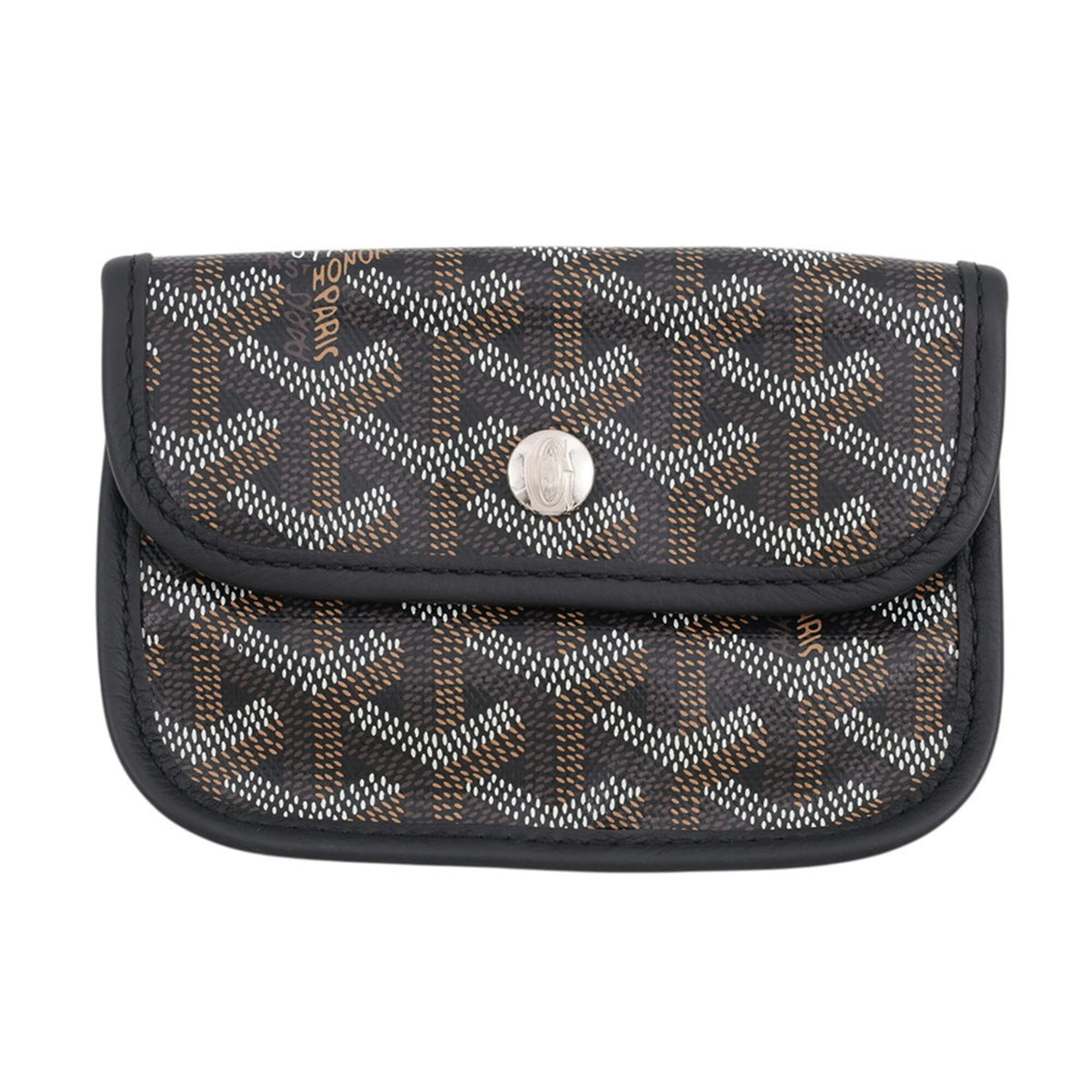 Goyard Black Pvc Leather Handbag Pouch Tote Bag (Pre-Owned)