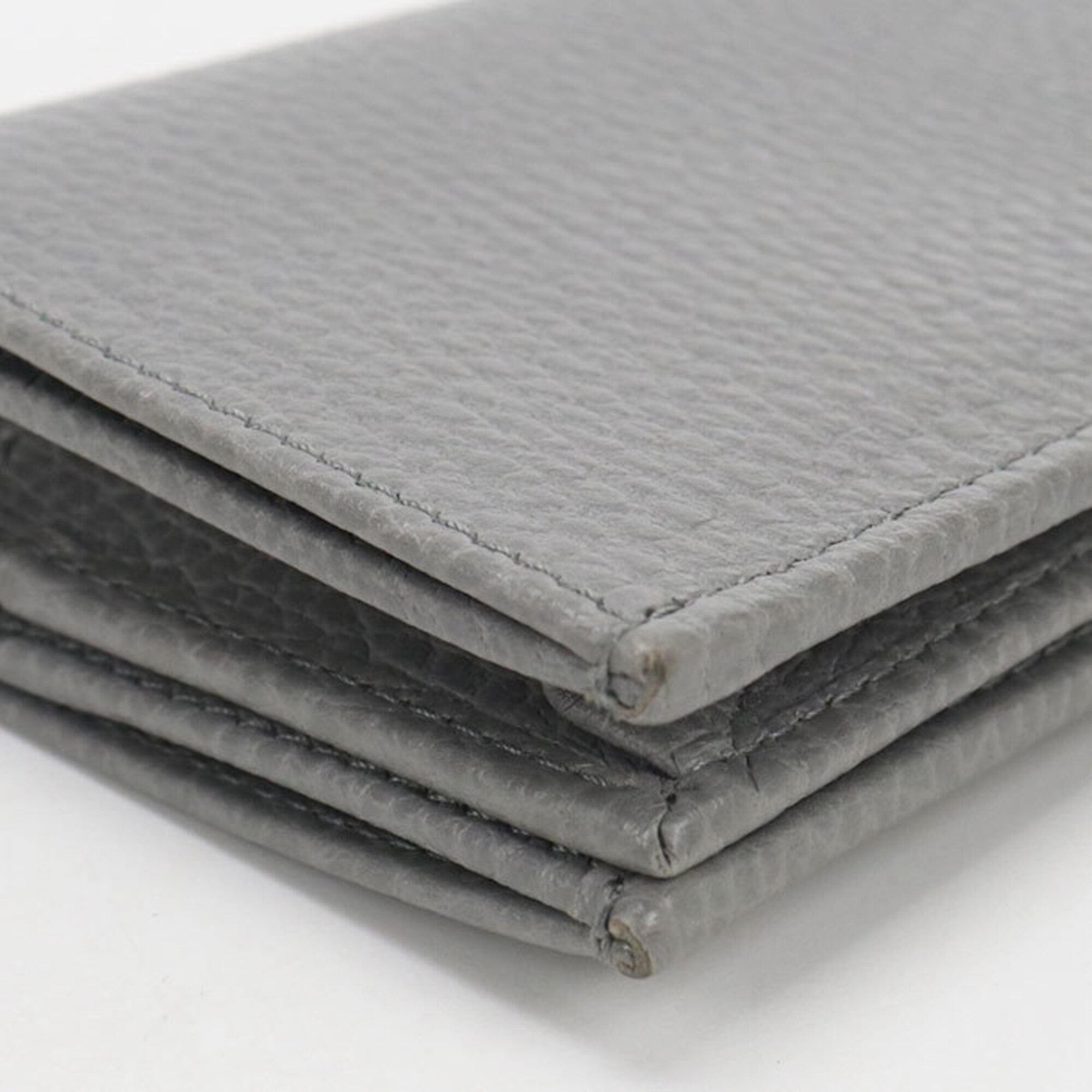Gucci Gray Leather Wallet (Bi-Fold) (Pre-Owned)
