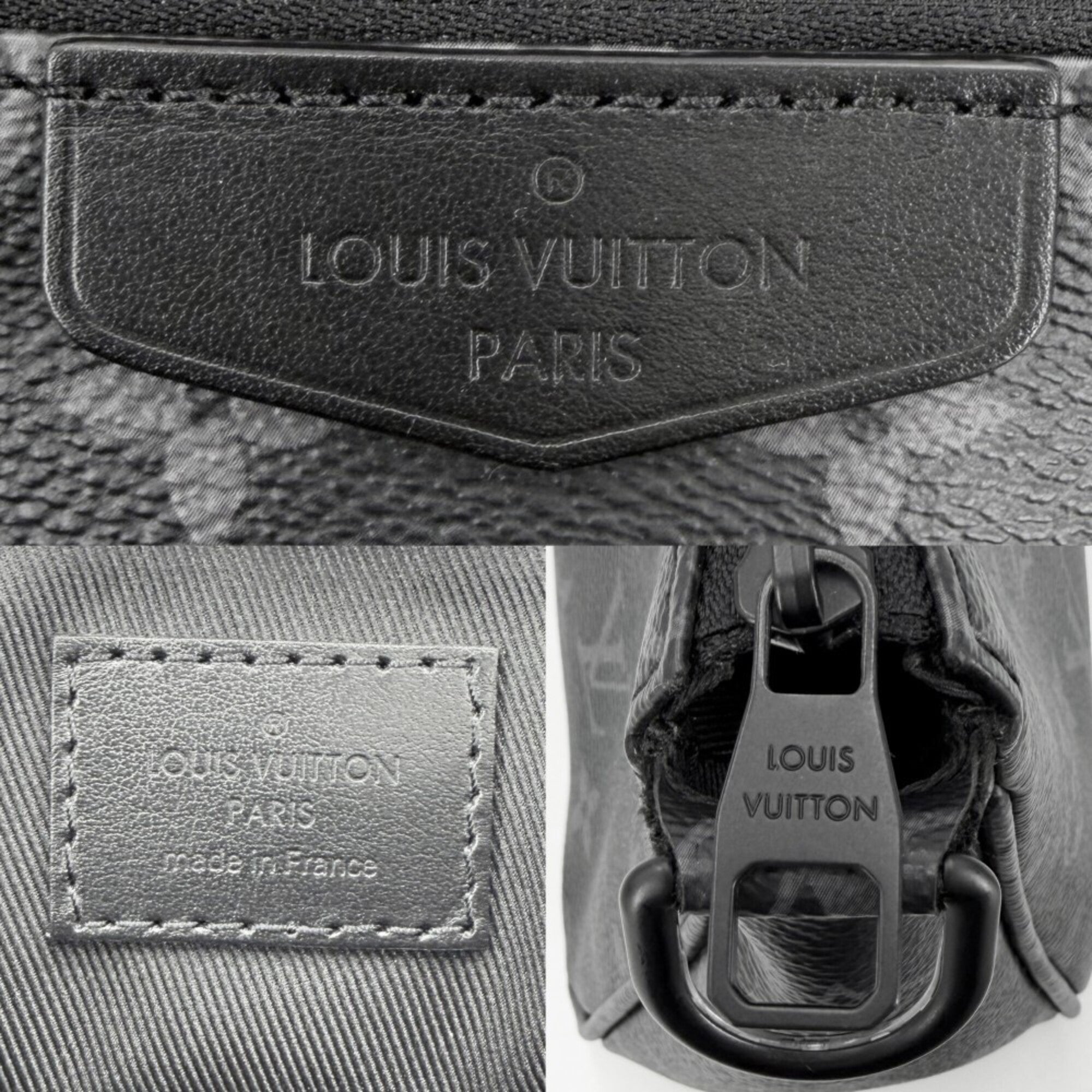 Louis Vuitton Black Monogram Eclipse Pochette Shoulder Bag (Pre-Owned)