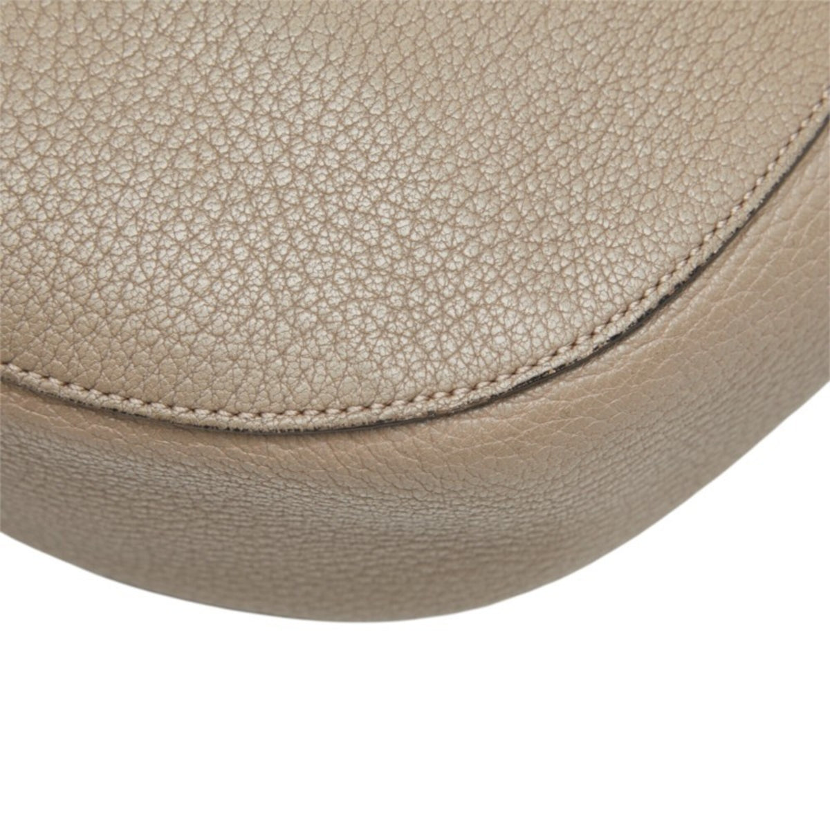 Chloé Drew Gray Leather Shoulder Bag (Pre-Owned)