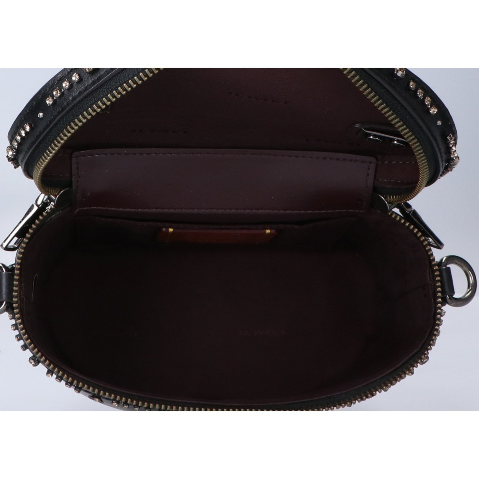 Coach Black Leather Handbag (Pre-Owned)