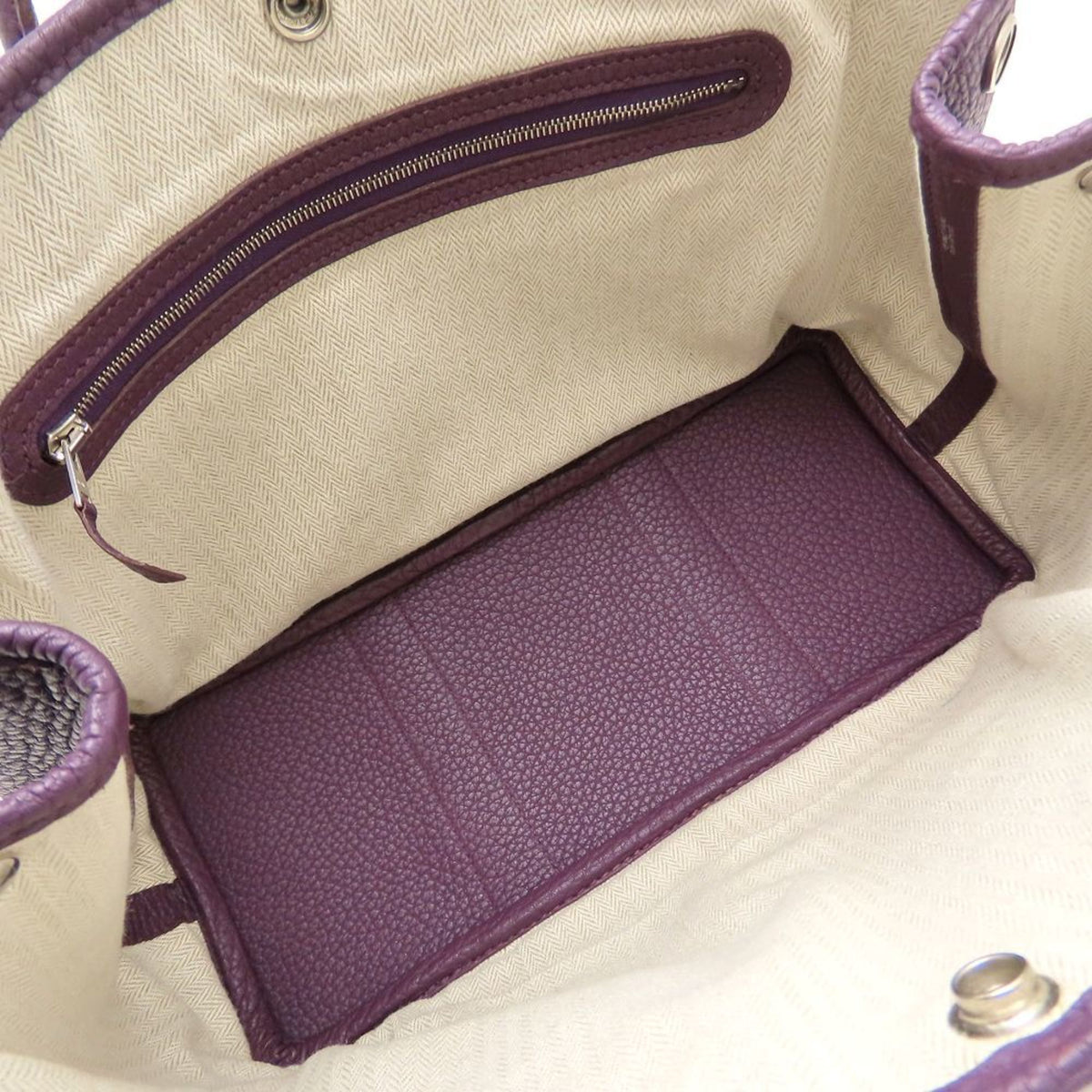 Hermes Cassis Negonda Leather Handbag (Pre-Owned)