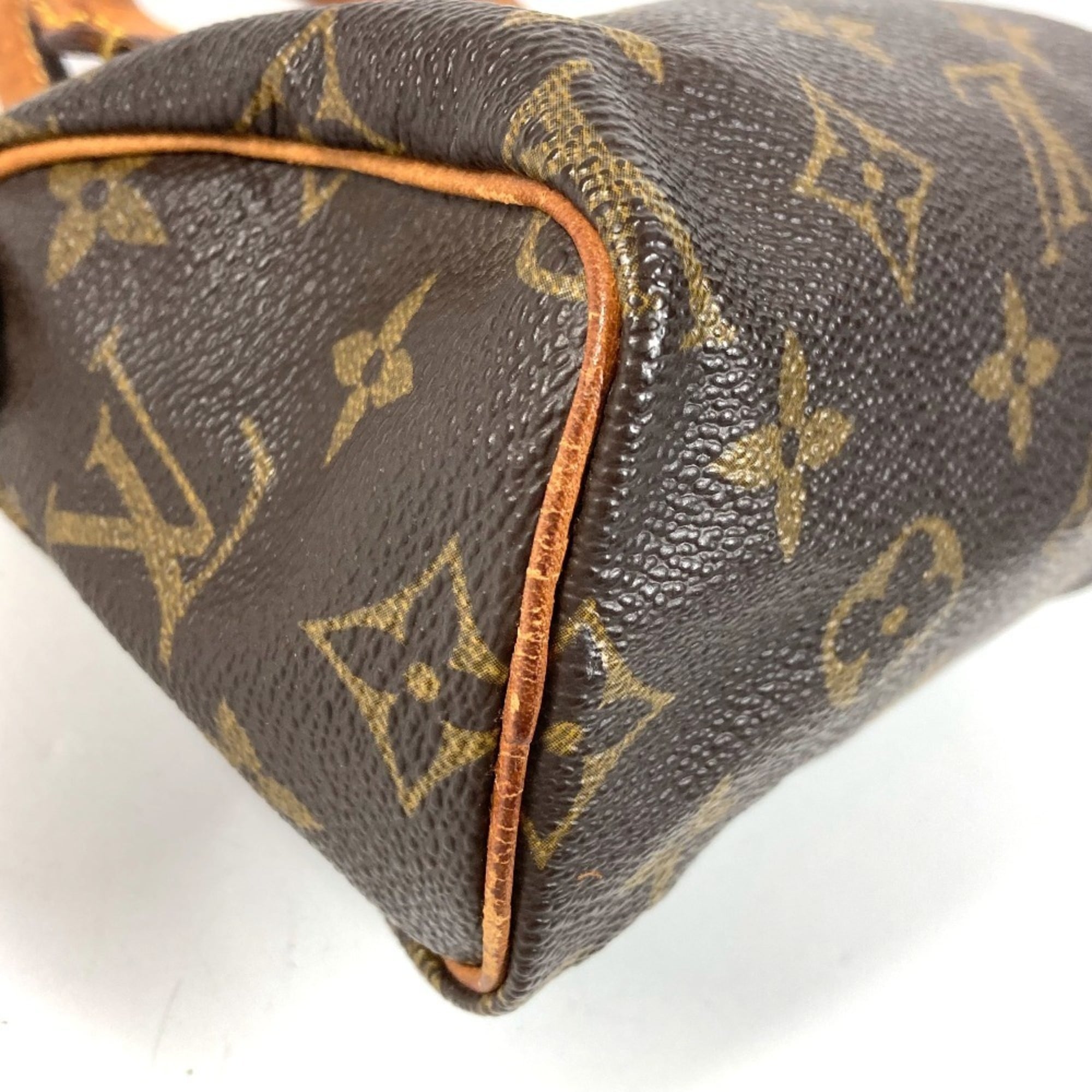 Louis Vuitton Brown Galle Monogram Canvas Handbag Pouch (Pre-Owned)