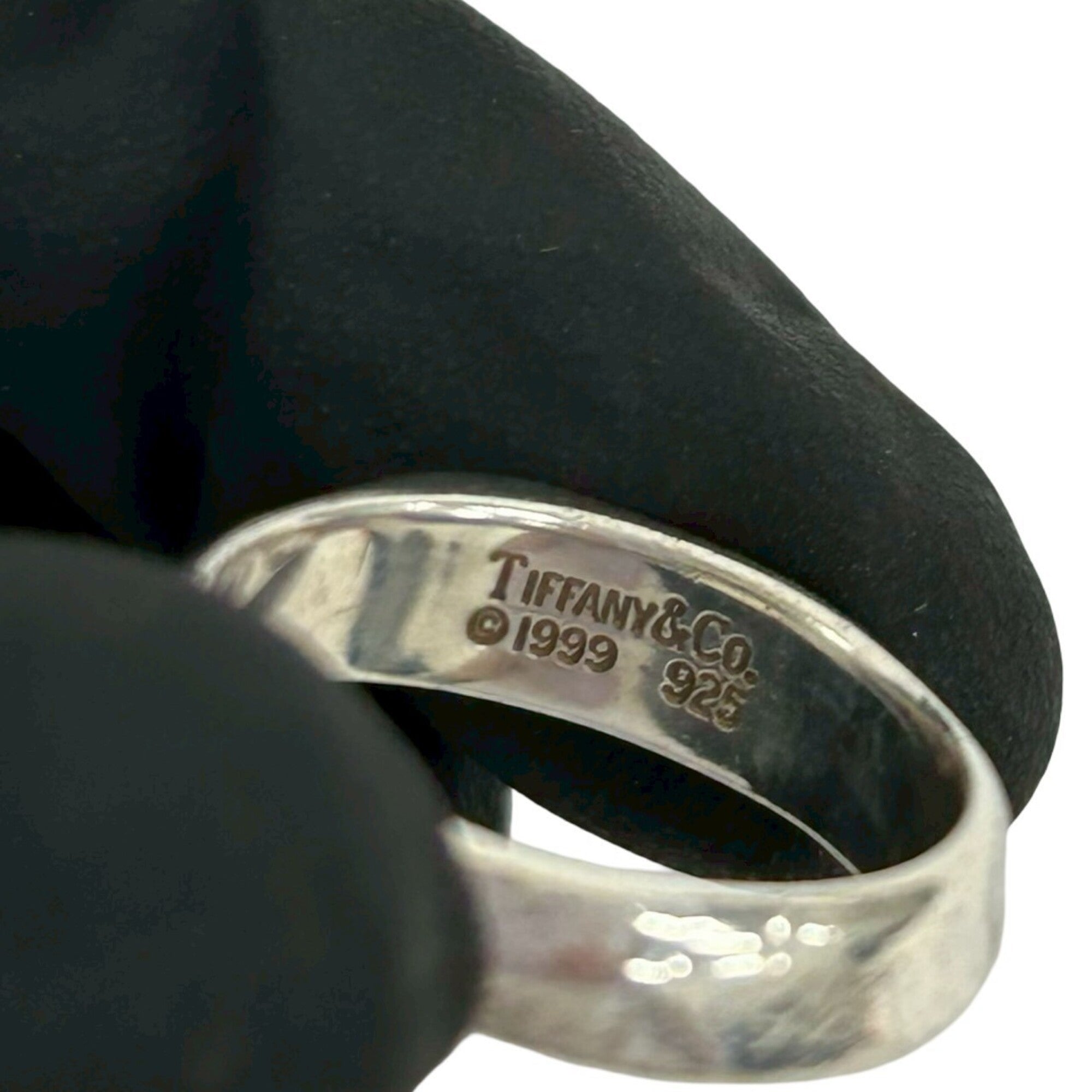 Tiffany Silver Silver 925 Band Ring (Pre-Owned)