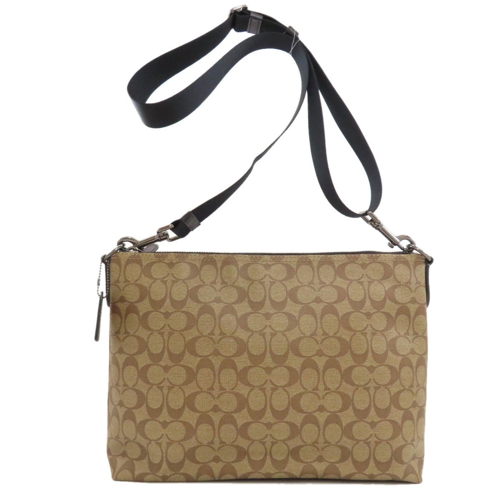 Coach Brown Pvc Shoulder Bag (Pre-Owned)