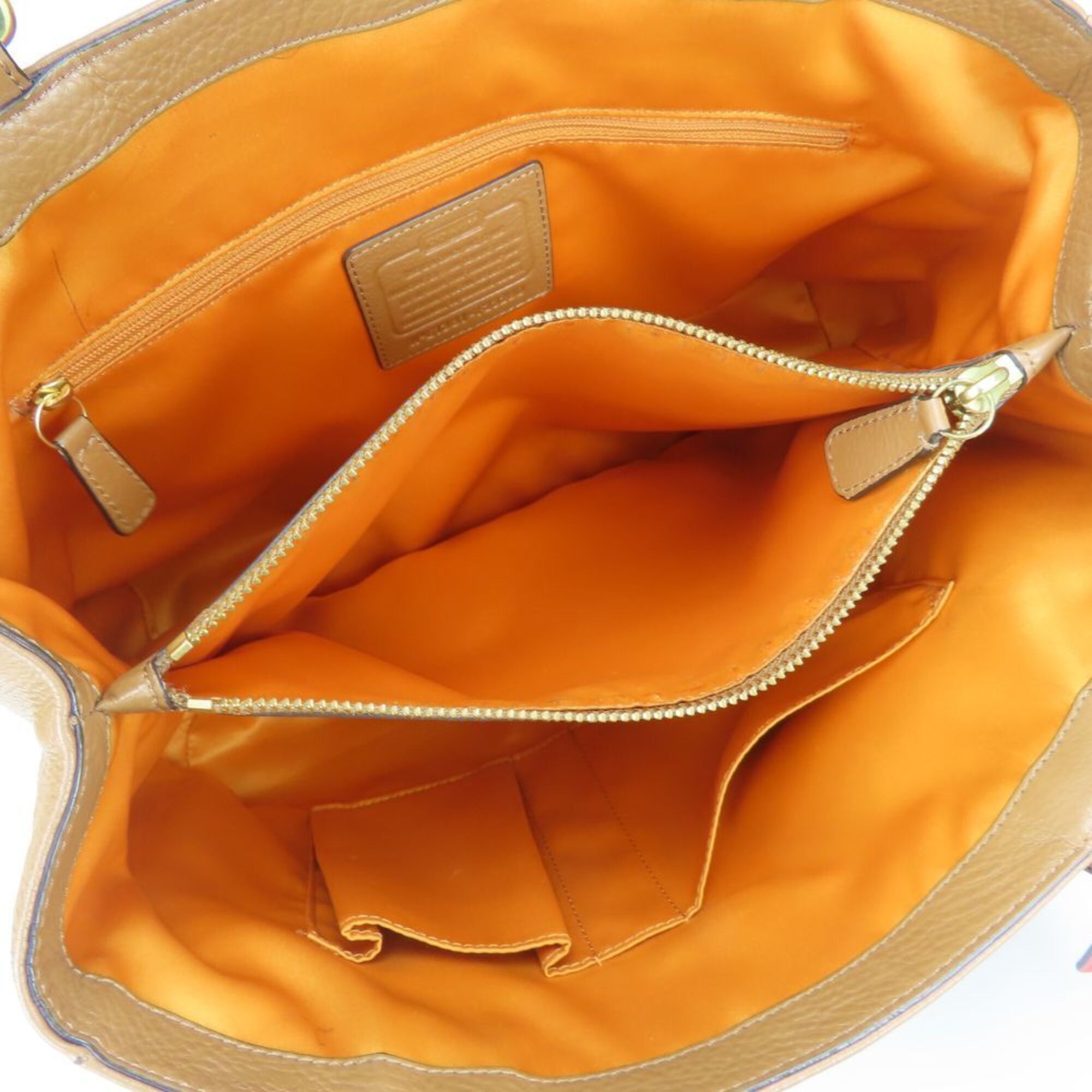 Coach Brown Leather Tote Bag (Pre-Owned)