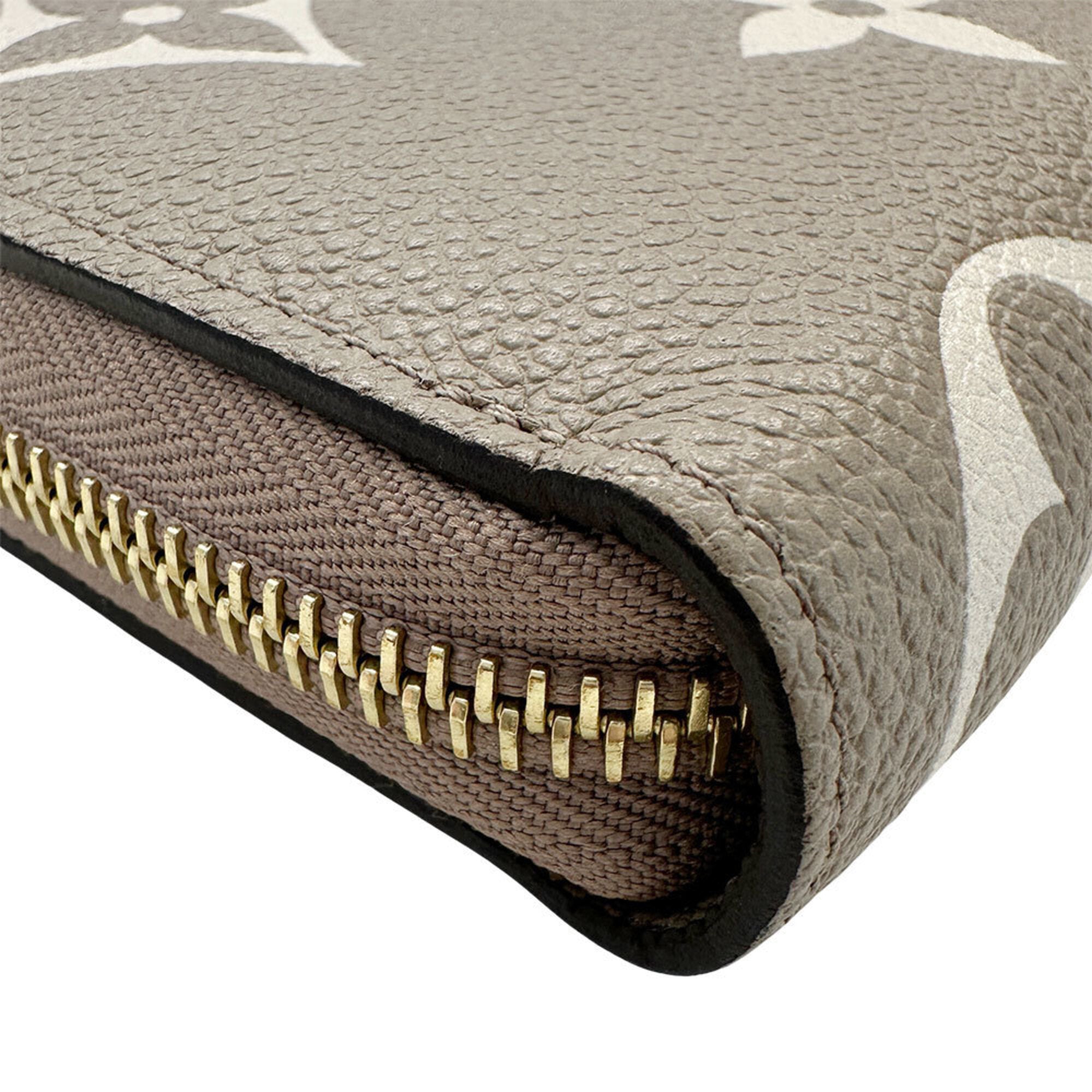 Louis Vuitton Cream Tourterelle Monogram Empreinte Long Wallet (Bi-Fold) (Pre-Owned)