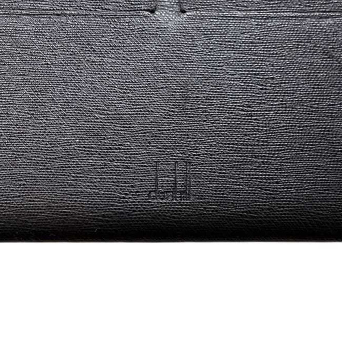 Dunhill Brown Dark Brown Leather Long Wallet (Bi-Fold) (Pre-Owned)