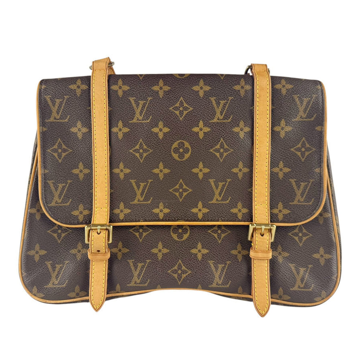 Louis Vuitton Brown Monogram Monogram Backpack Shoulder Bag (Pre-Owned)