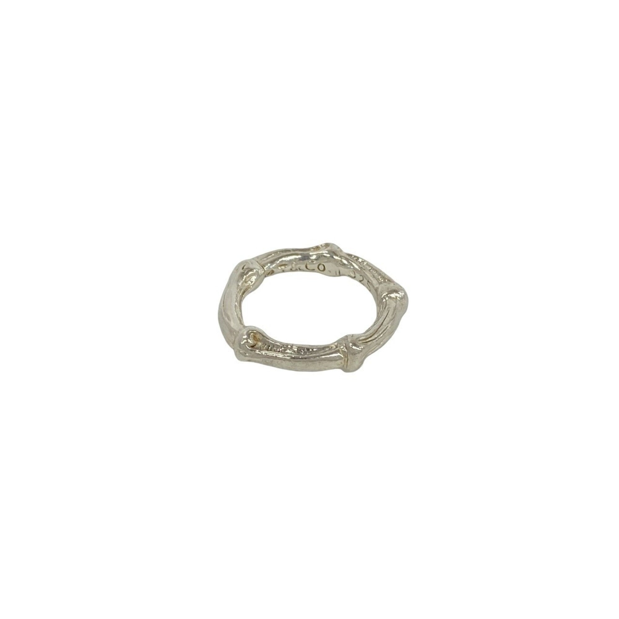 Tiffany Silver Silver 925 Band Ring (Pre-Owned)