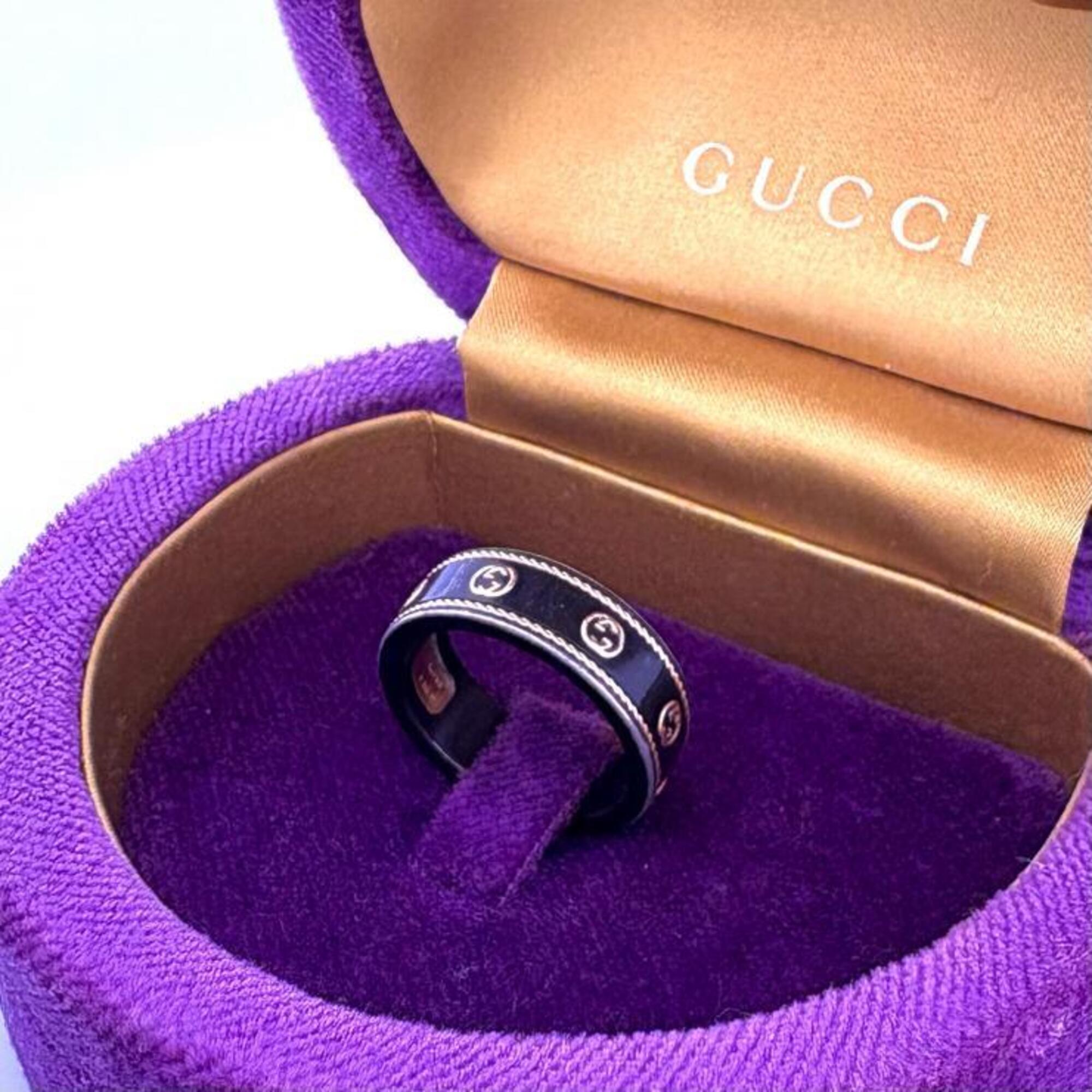 Gucci Gold Black Gold (18K) Band Ring (Pre-Owned)