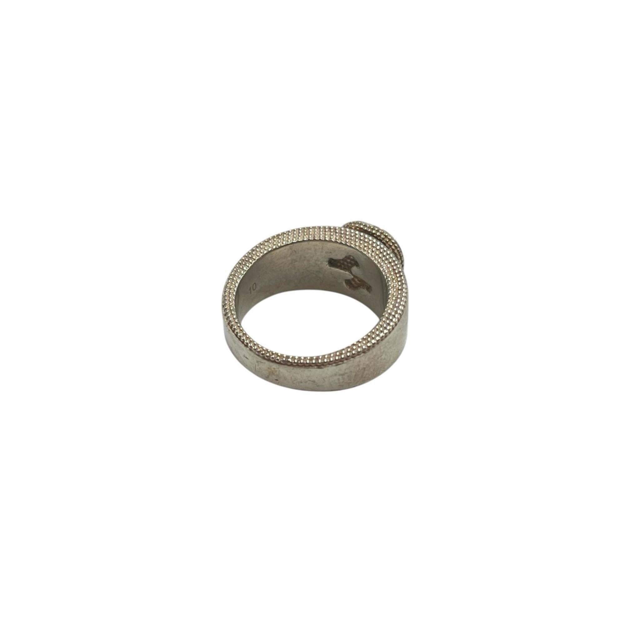 Gucci Silver Silver 925 Band Ring (Pre-Owned)