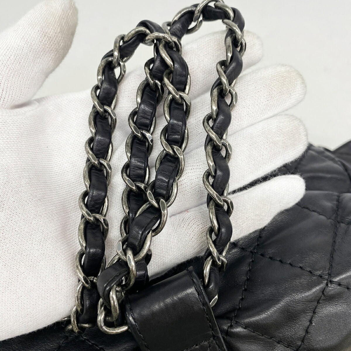 Chanel Black Leather Backpack (Pre-Owned)