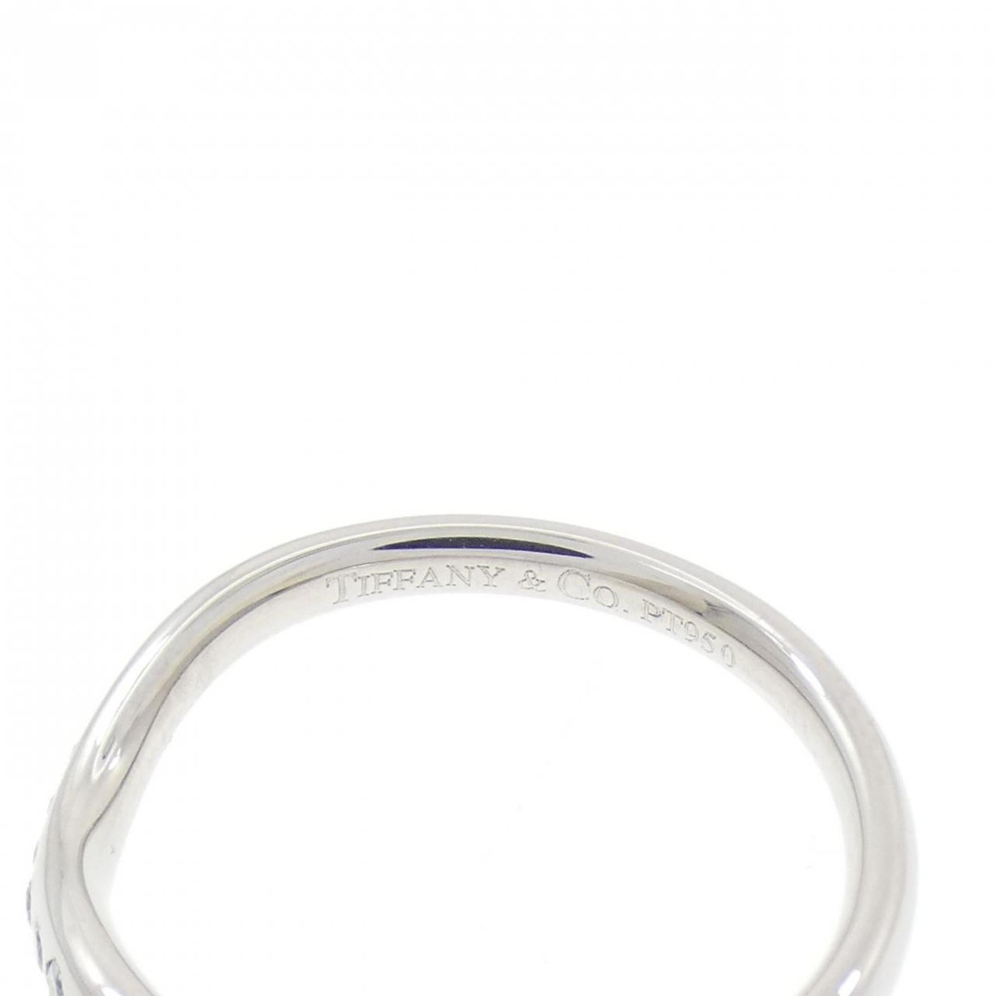 Tiffany Silver Platinum 950 Band Ring (Pre-Owned)