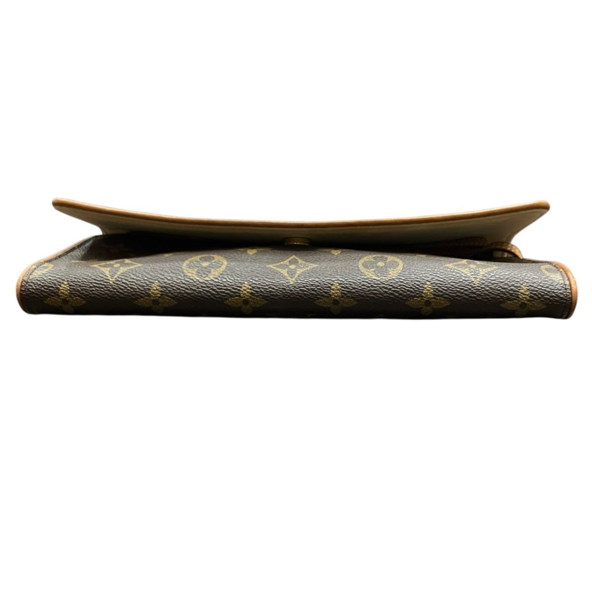 Louis Vuitton Brown Monogram Pochette Shoulder Bag (Pre-Owned)